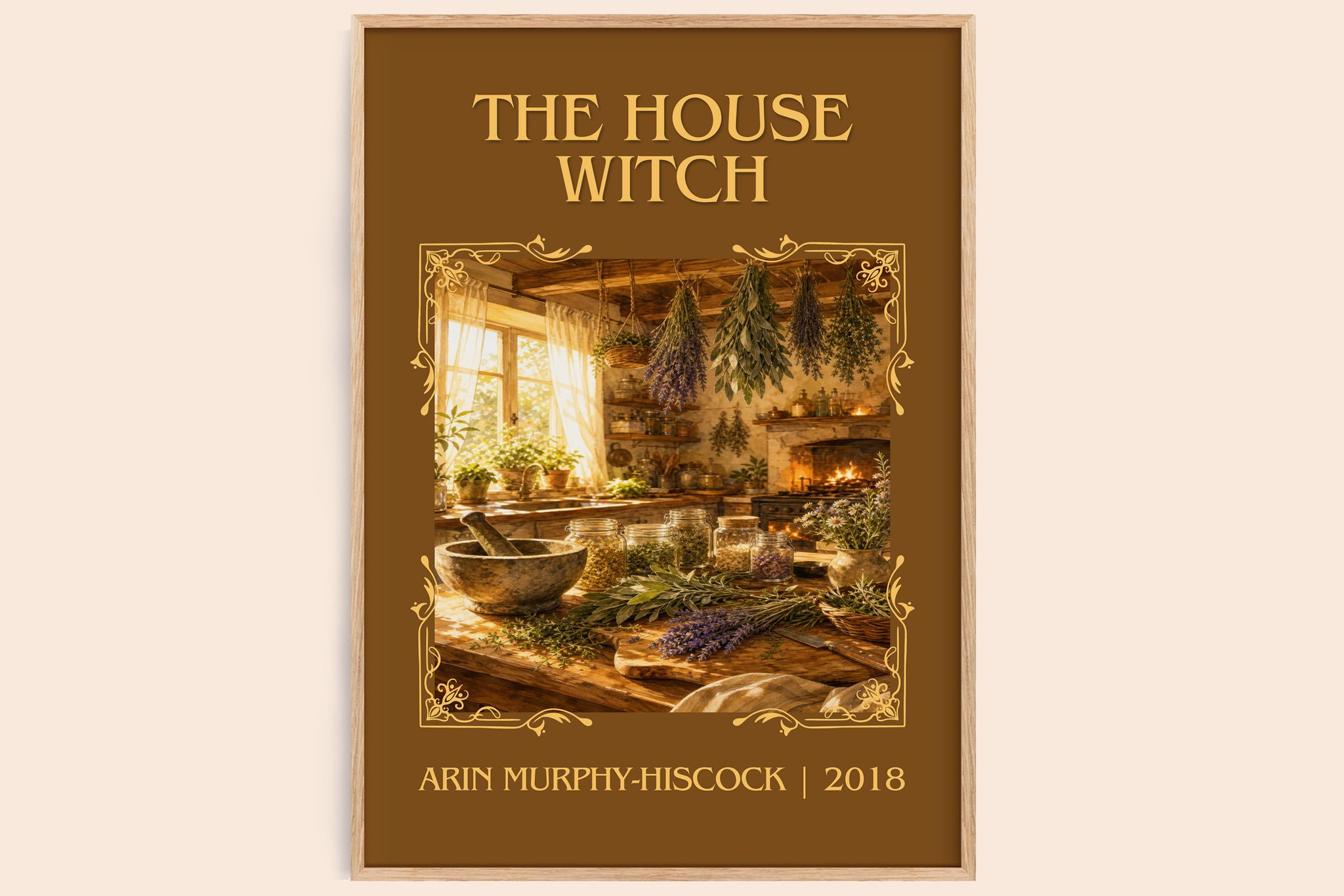 The House Witch Classic Book Art Print by Arin Murphy-Hiscock