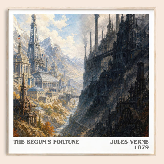 The Begum'S Fortune Literary Art Print by Jules Verne