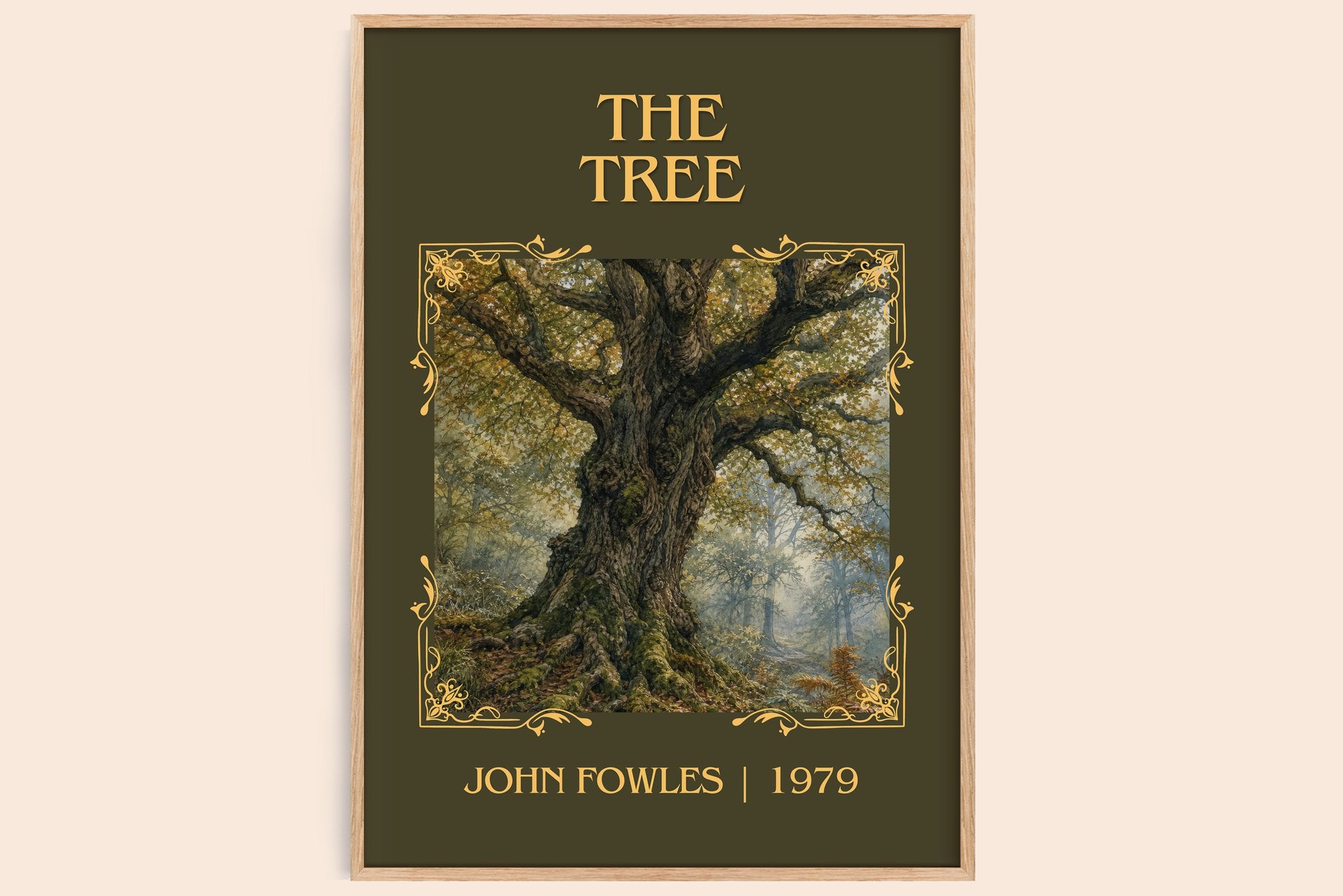 The tree Classic Book Art Print by John Fowles