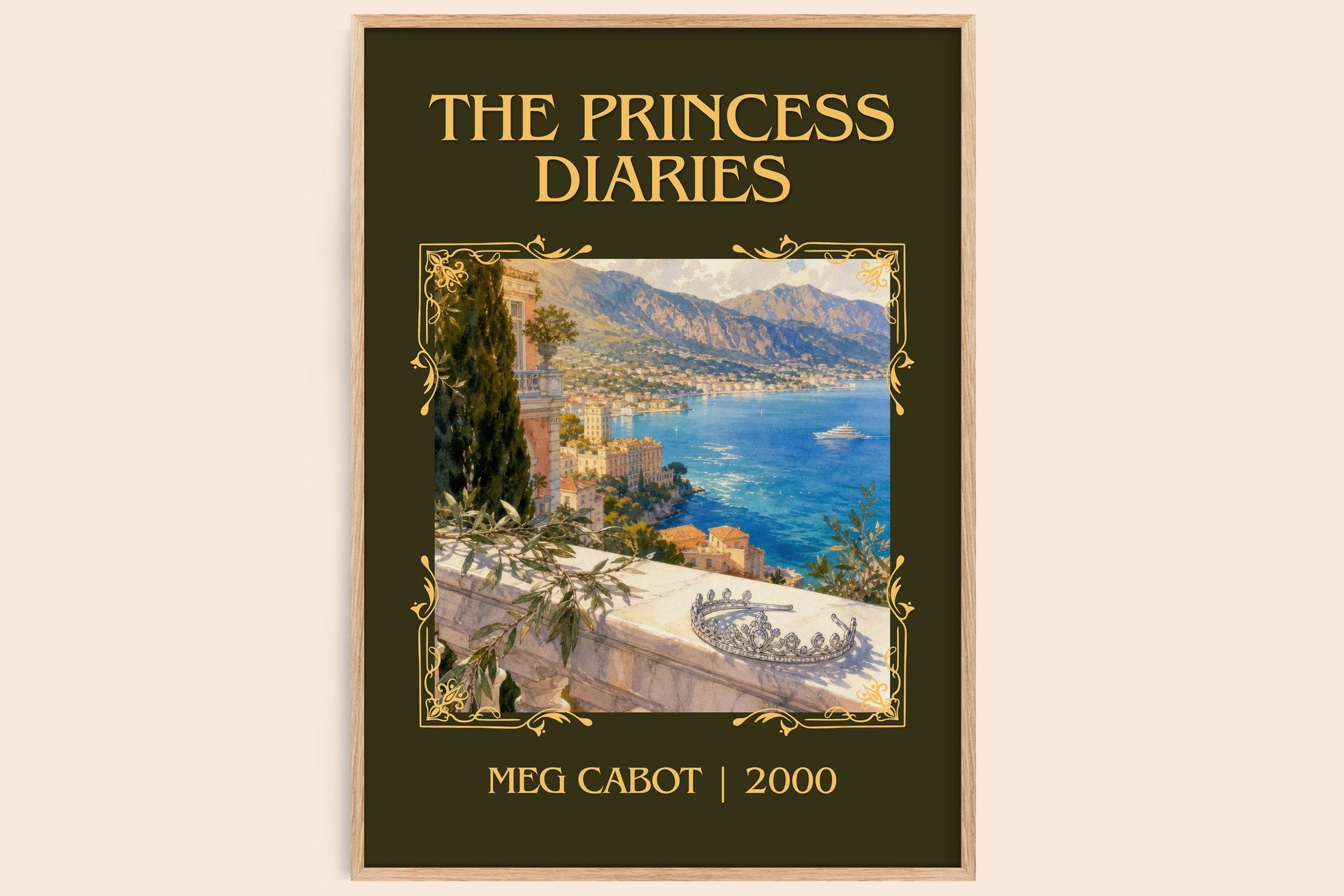 The Princess Diaries Classic Book Art Print by Meg Cabot
