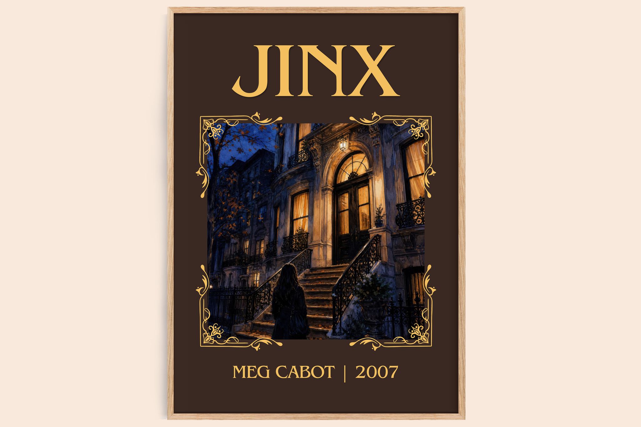 Jinx Classic Book Art Print by Meg Cabot
