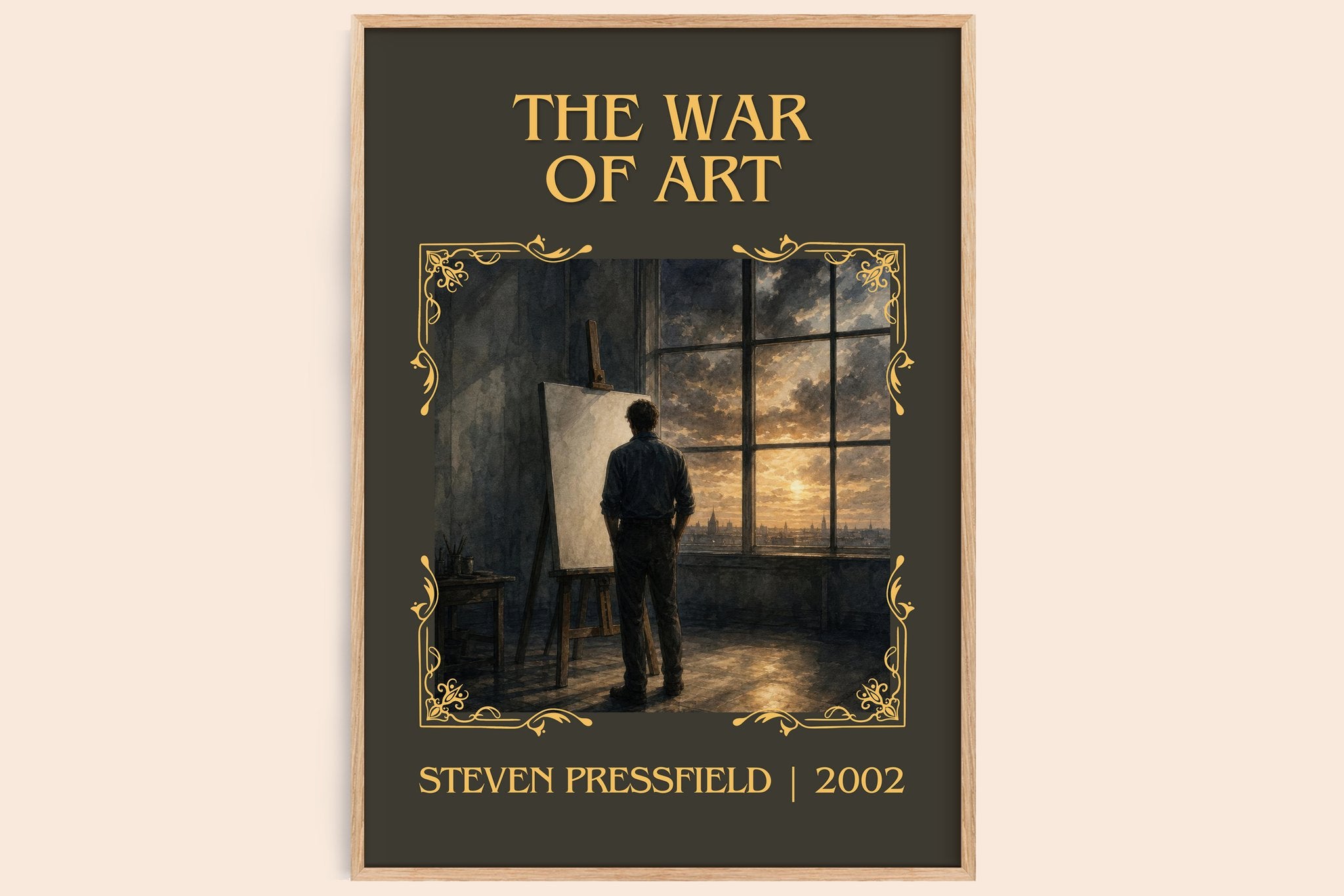 The War of Art Classic Book Art Print by Steven Pressfield