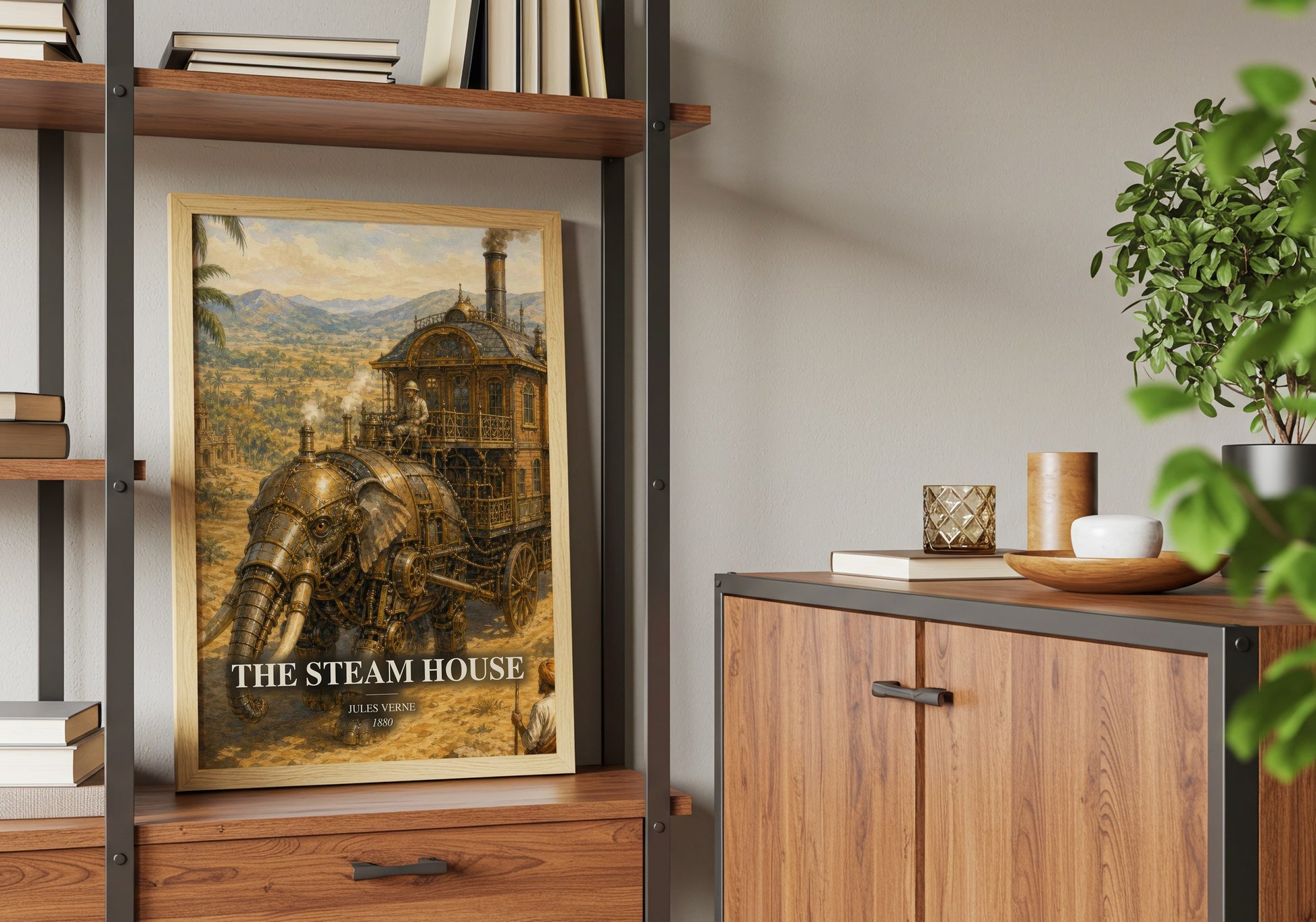 The Steam House book watercolour illustration paper finish options – matte satin gloss