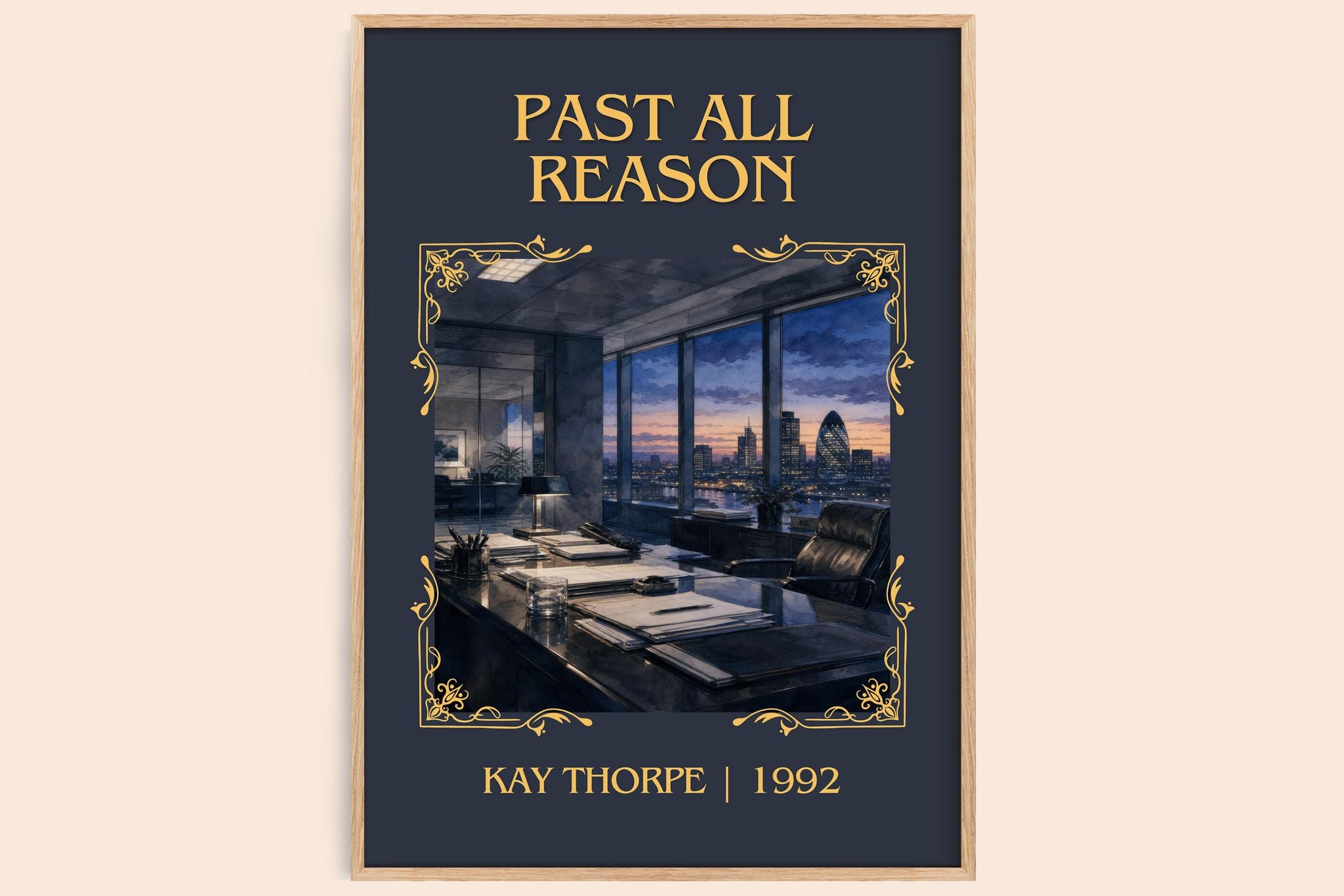 Past All Reason Classic Book Art Print by Kay Thorpe