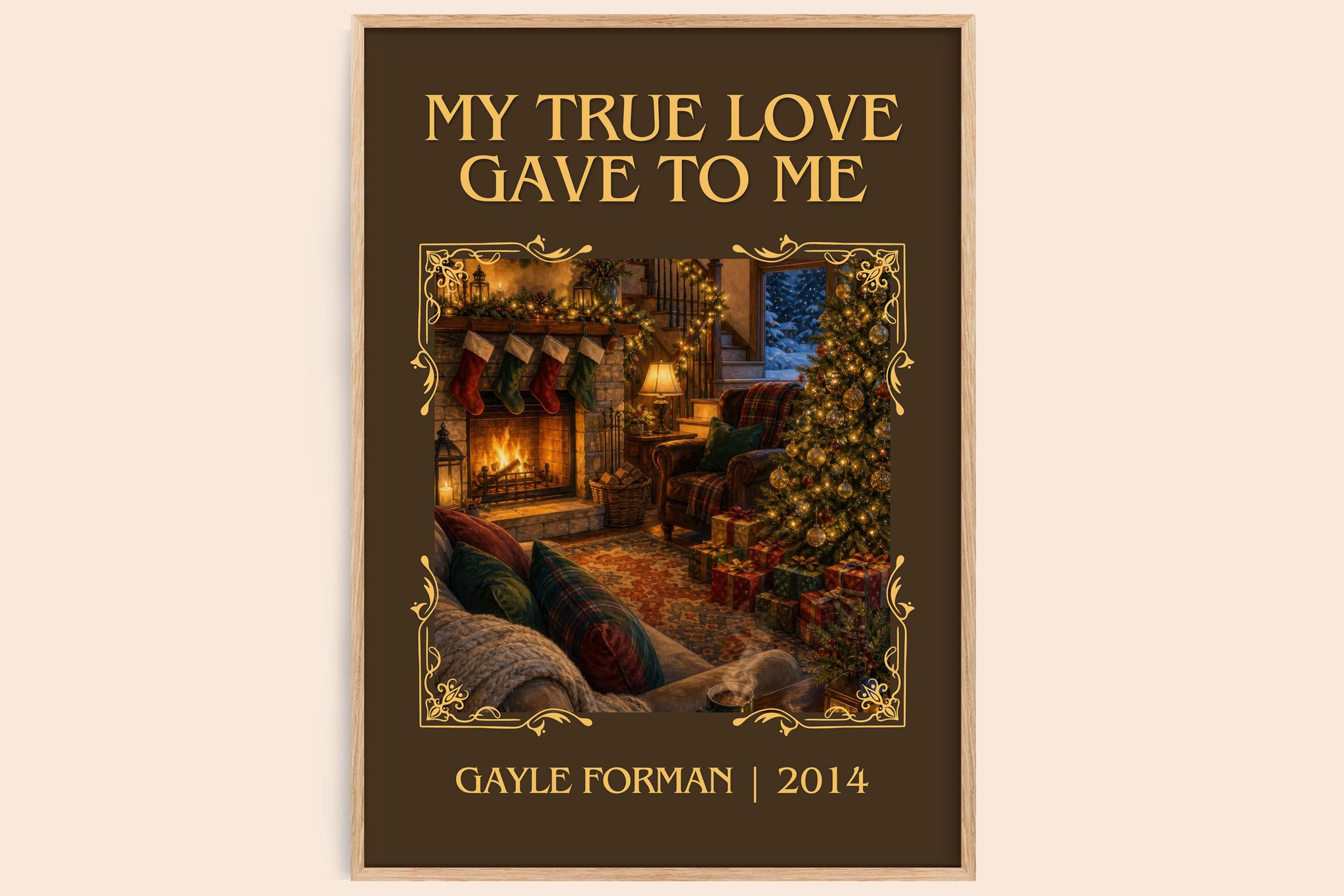 My True Love Gave to Me Classic Book Art Print by Gayle Forman