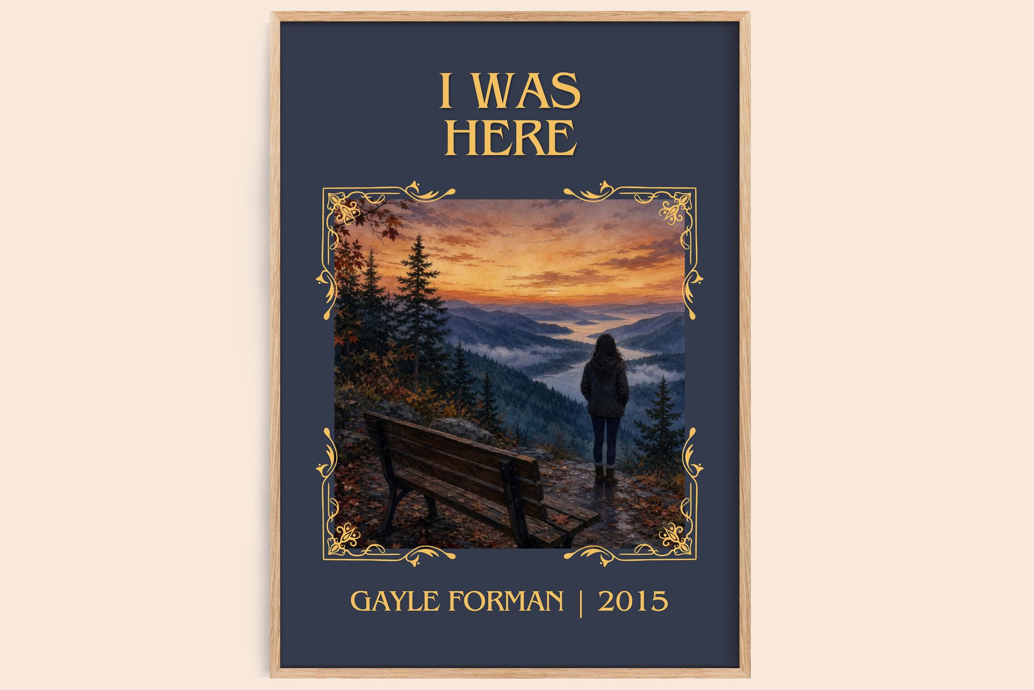 I Was Here Classic Book Art Print by Gayle Forman