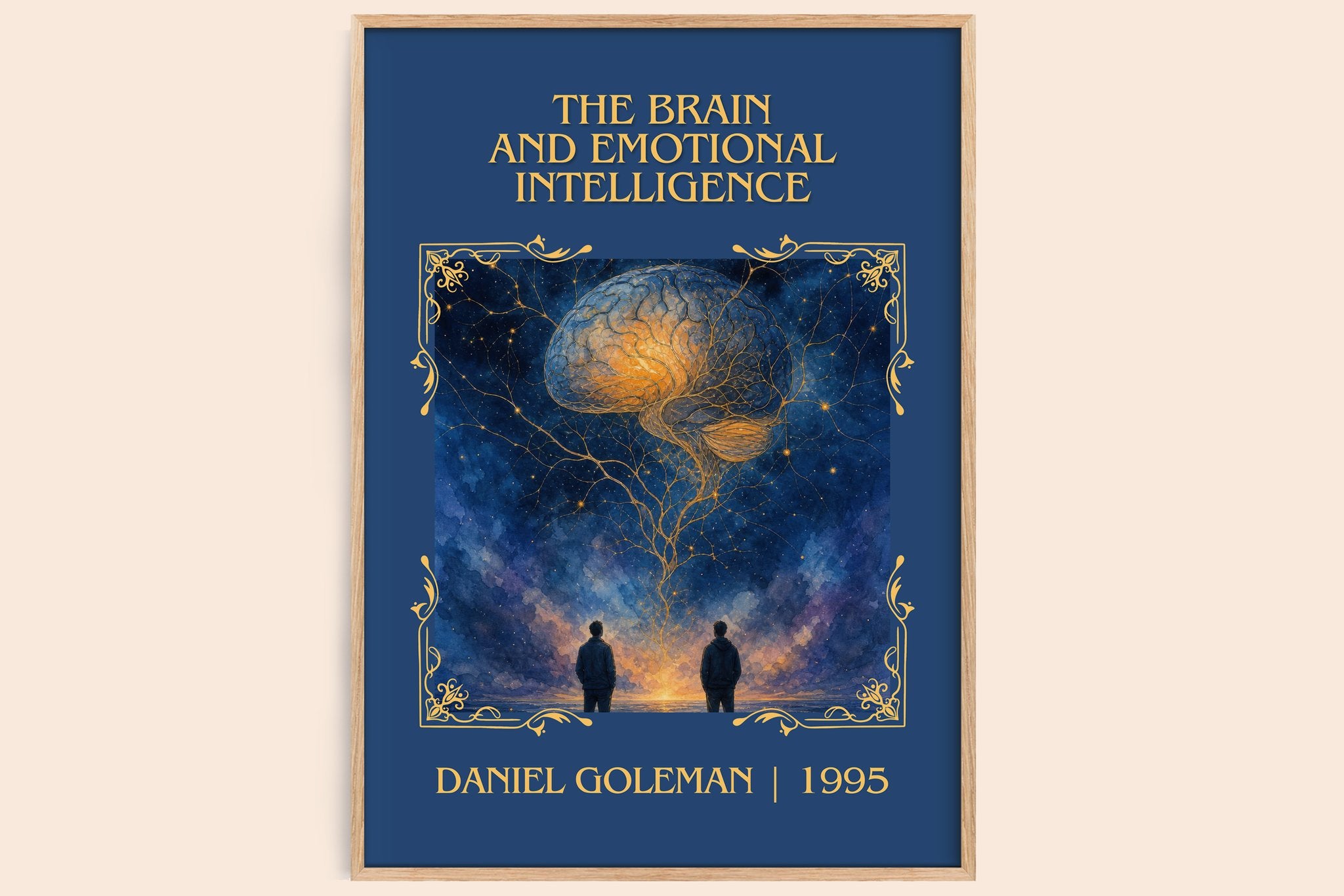 brain and emotional intelligence Classic Book Art Print by D. Goleman