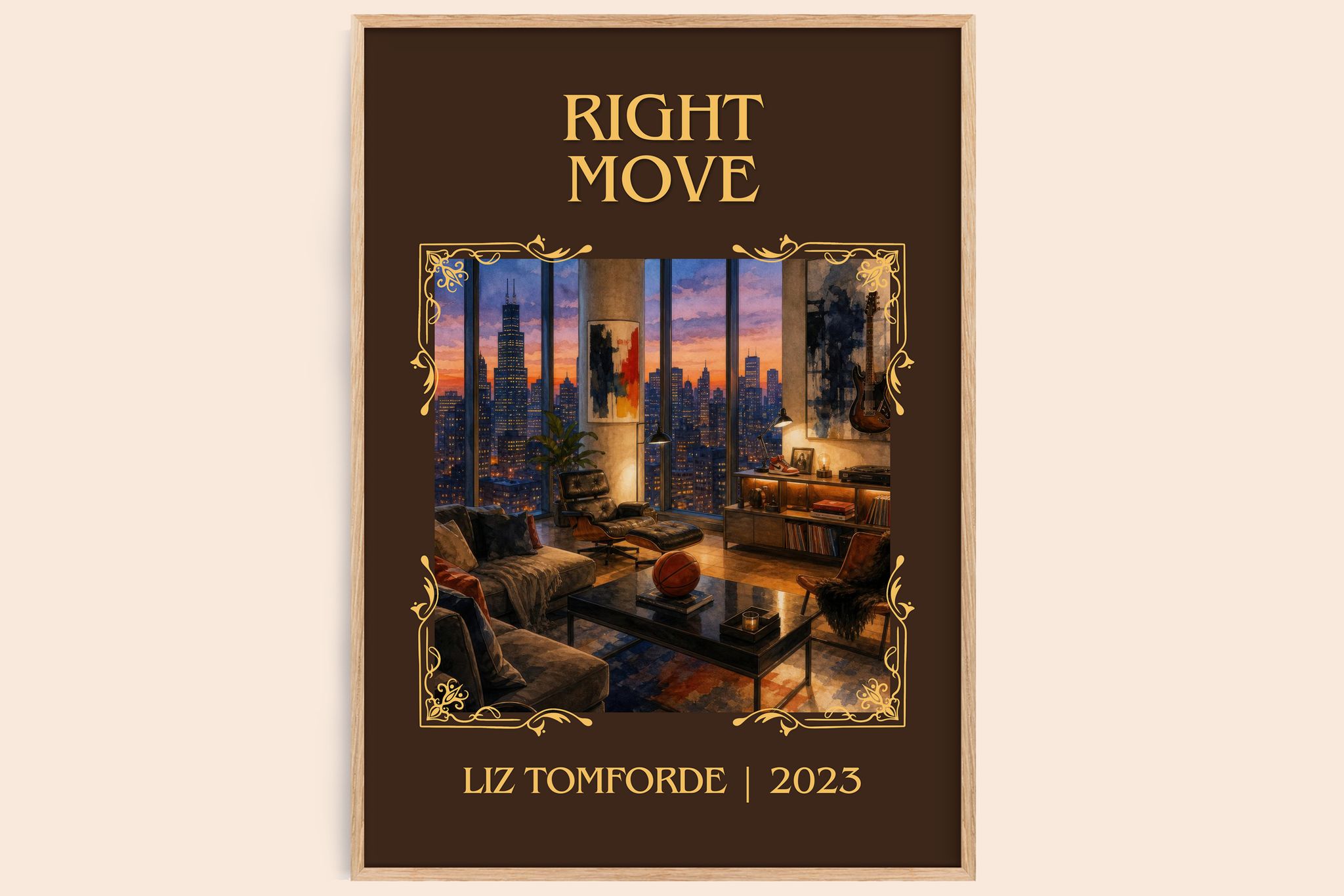Right Move Classic Book Art Print by Liz Tomforde