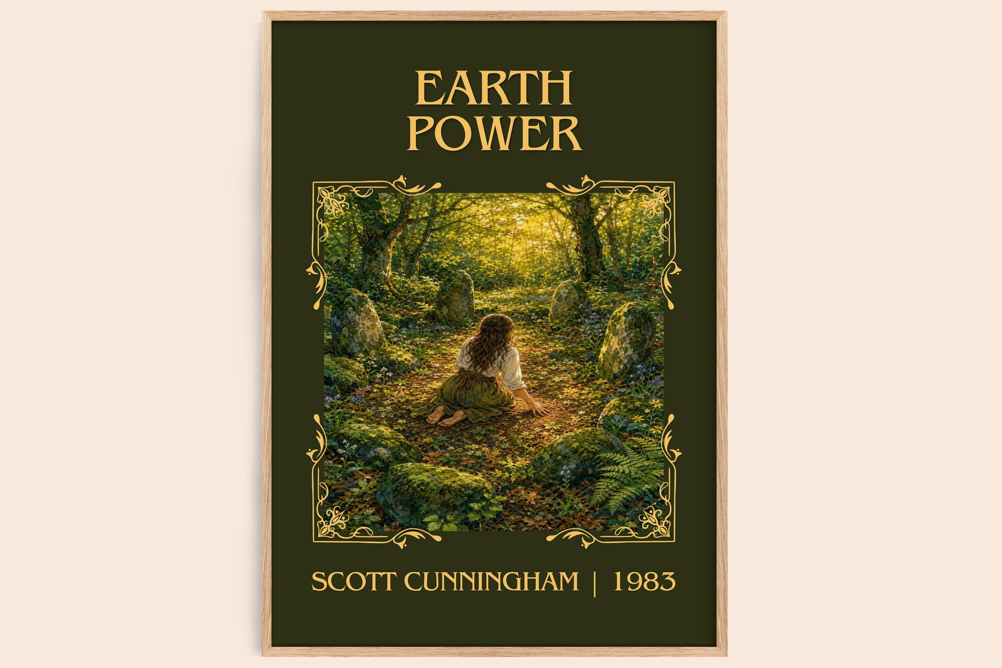 Earth power Classic Book Art Print by Scott Cunningham