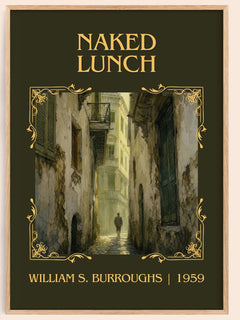 Naked Lunch Classic Book Art Print by William S. Burroughs – book poster