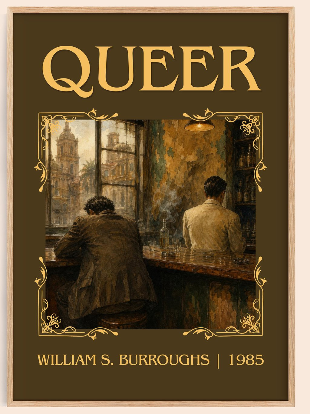 Queer Classic Book Art Print by William S. Burroughs – book poster