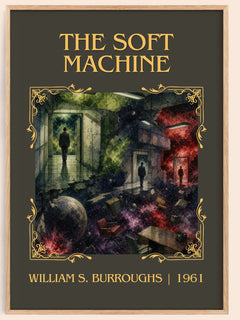 The Soft Machine Classic Book Art Print by William S. Burroughs – book poster