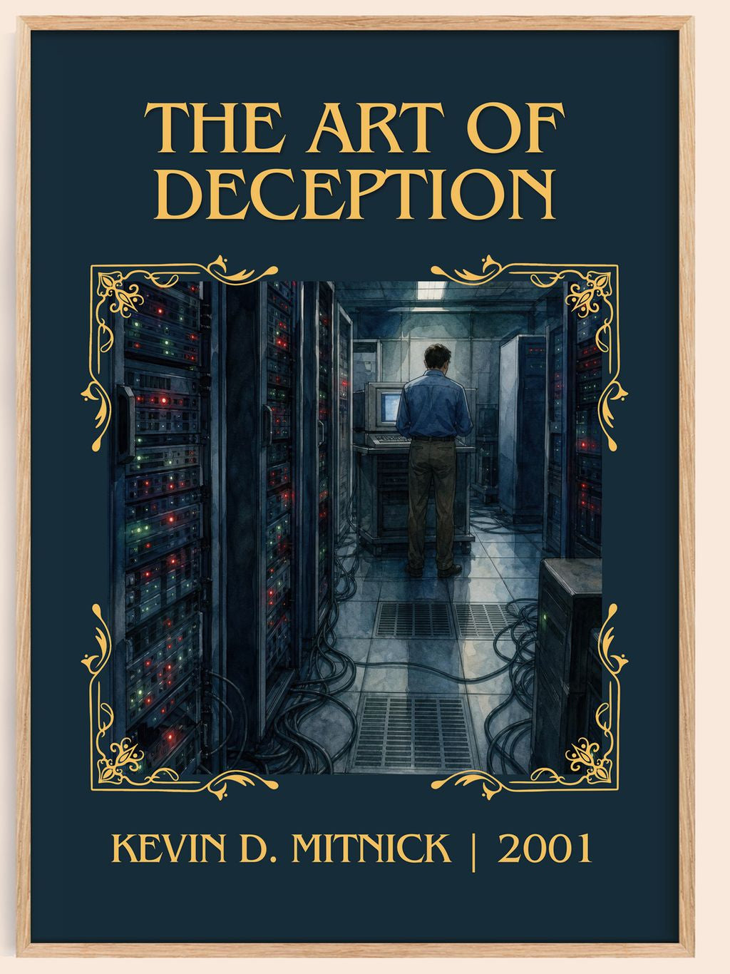 The Art of Deception Classic Book Art Print by Kevin D. Mitnick – book poster