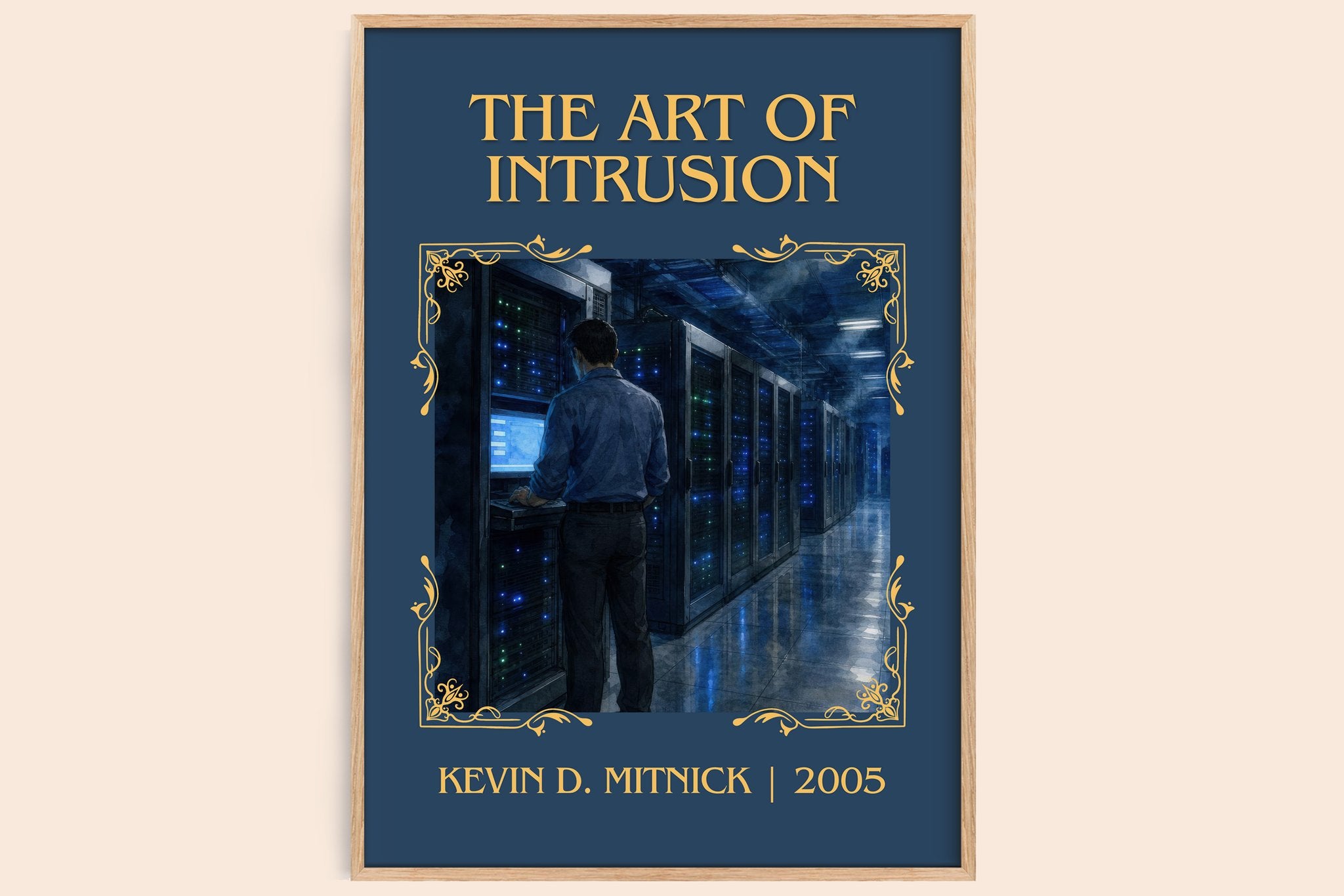 The Art of Intrusion Classic Book Art Print by Kevin D. Mitnick