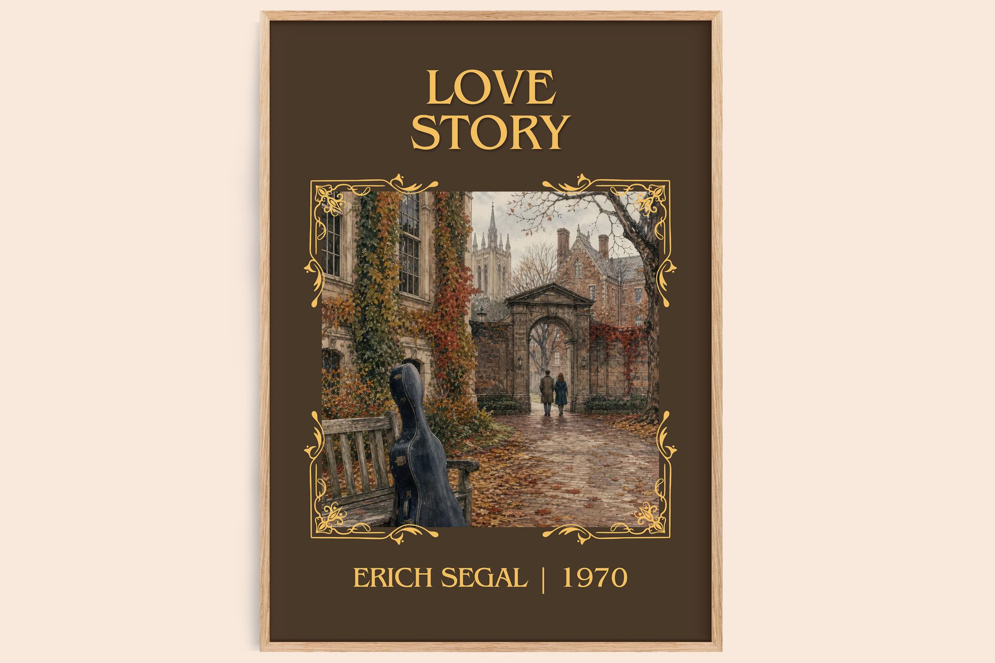 Love Story Classic Book Art Print by Erich Segal