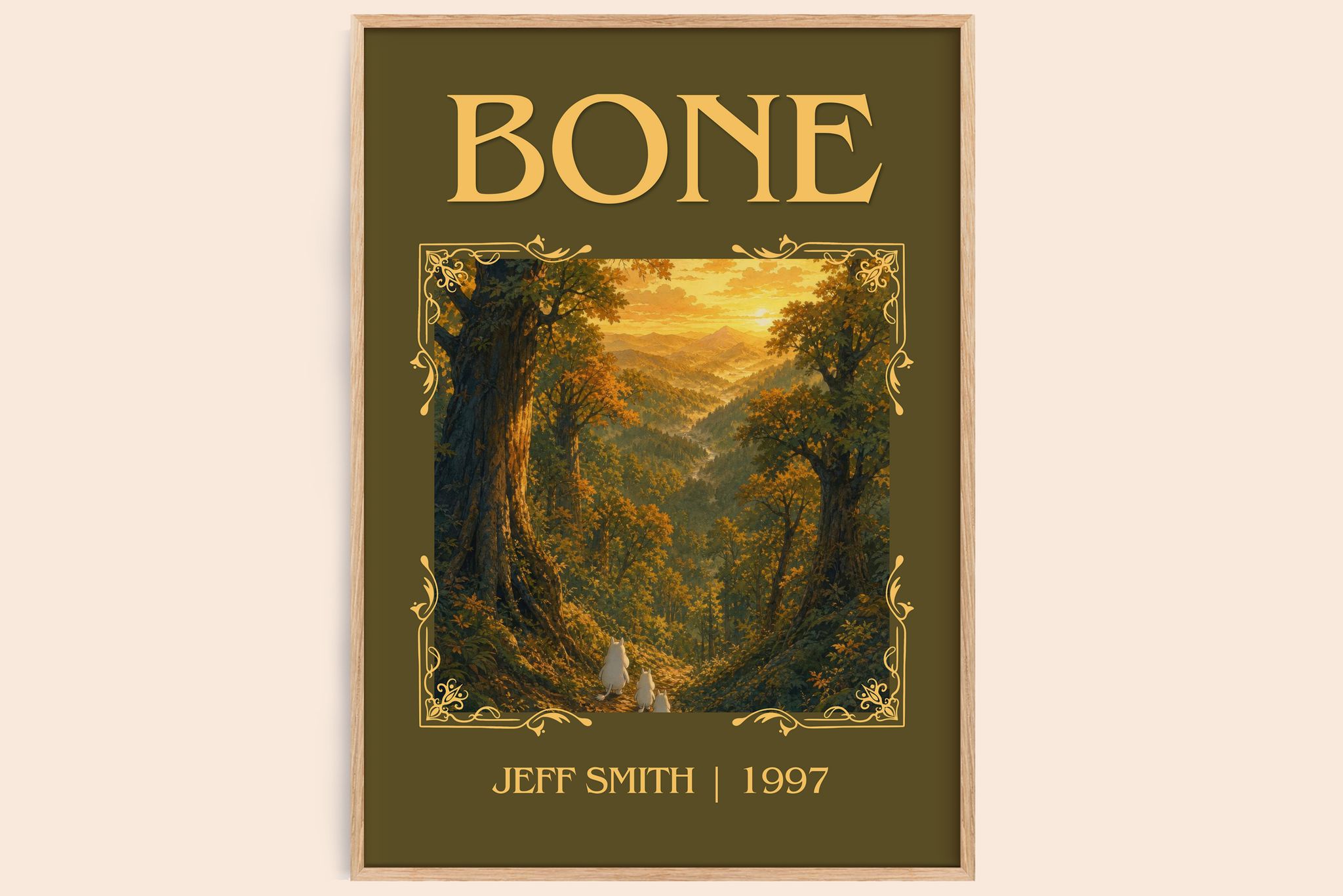 Bone Classic Book Art Print by Jeff Smith