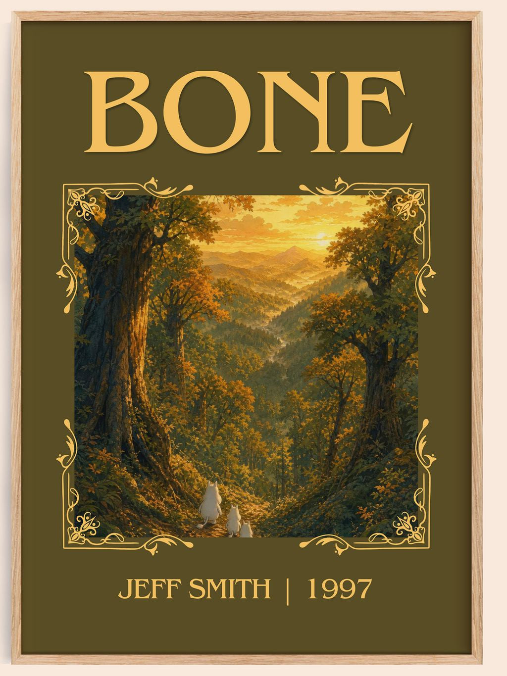 Bone Classic Book Art Print by Jeff Smith – book poster