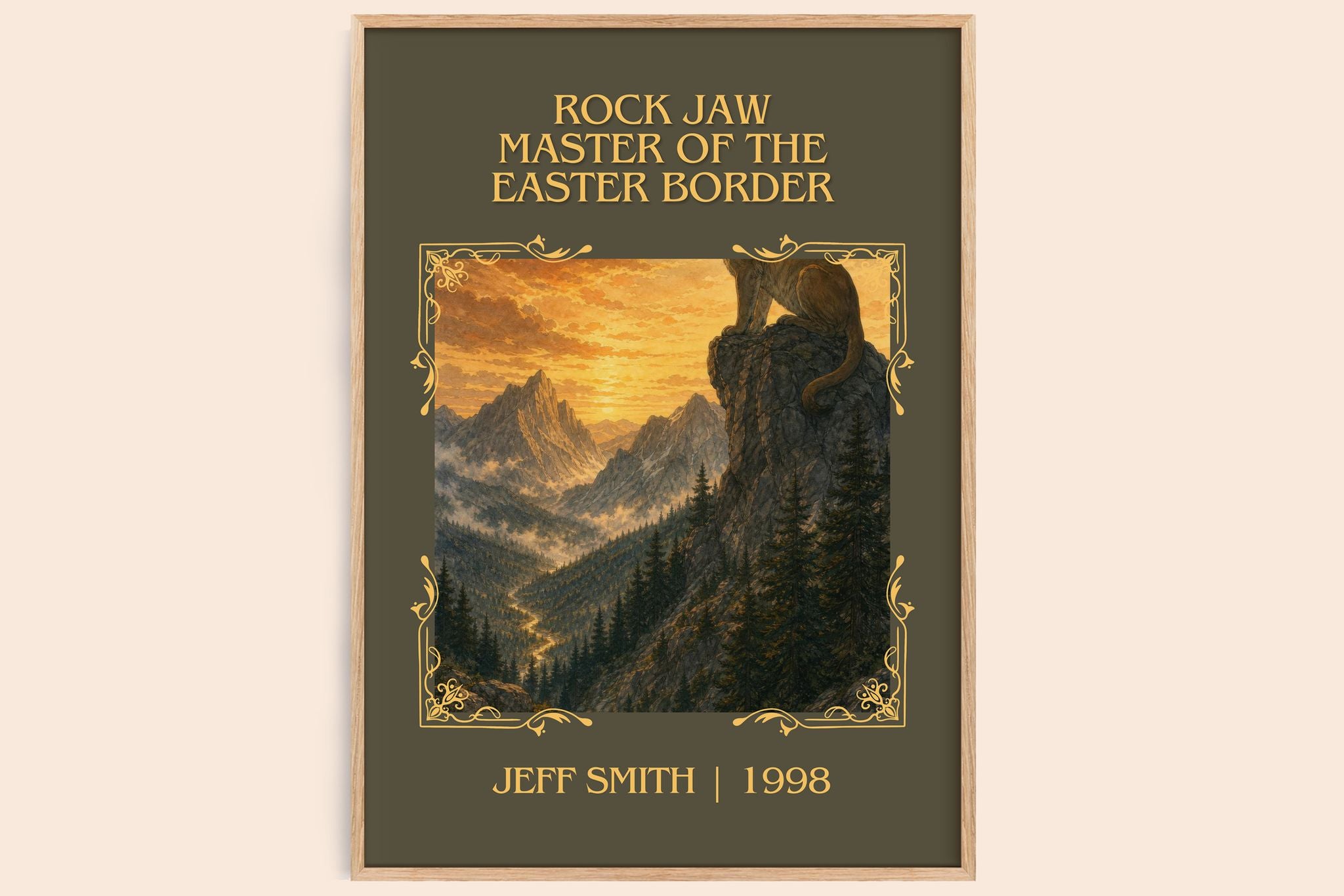 Rock Jaw Master of the Easter Border Classic Book Art Print by Jeff Smith