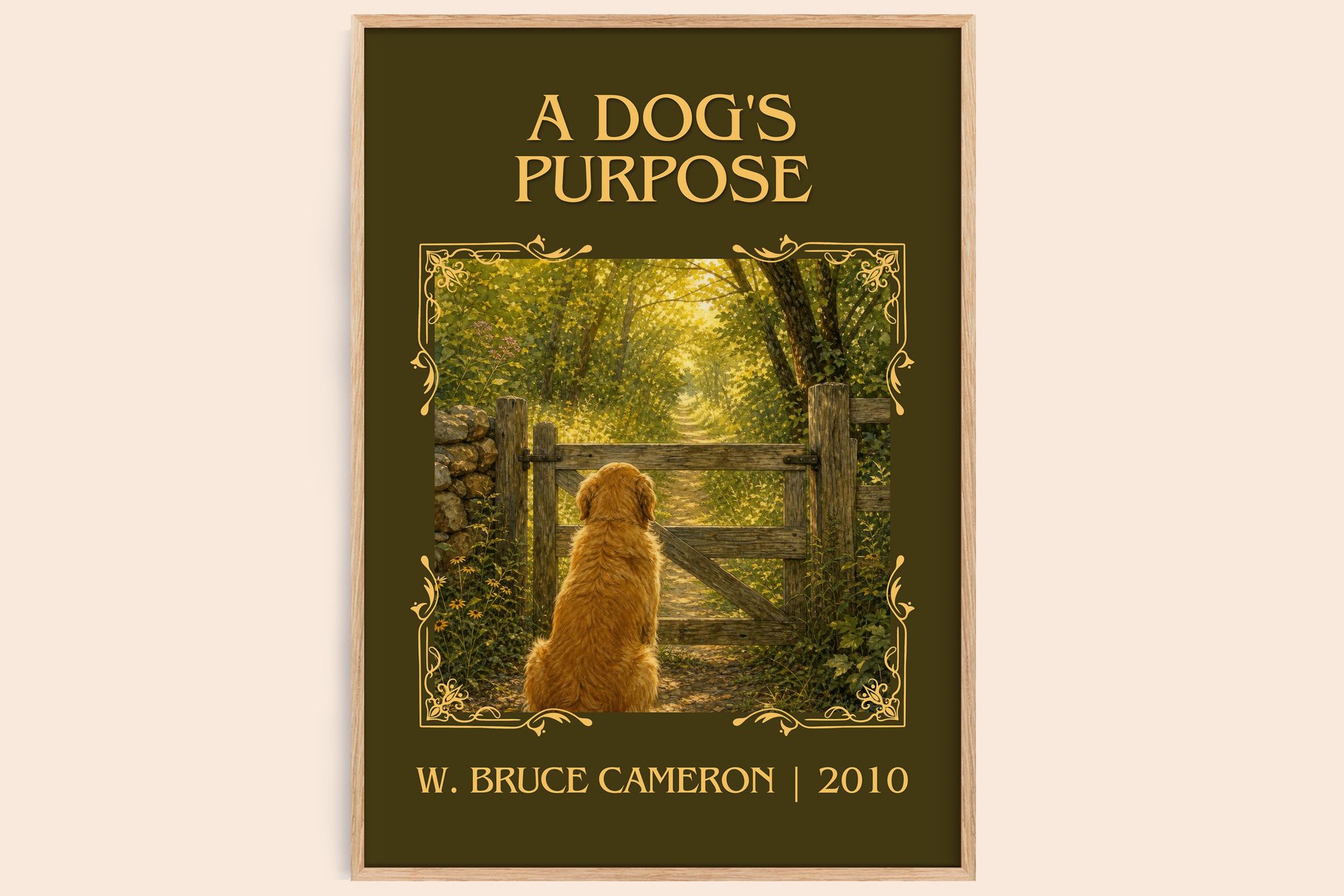 A Dog's Purpose Classic Book Art Print by W. Bruce Cameron