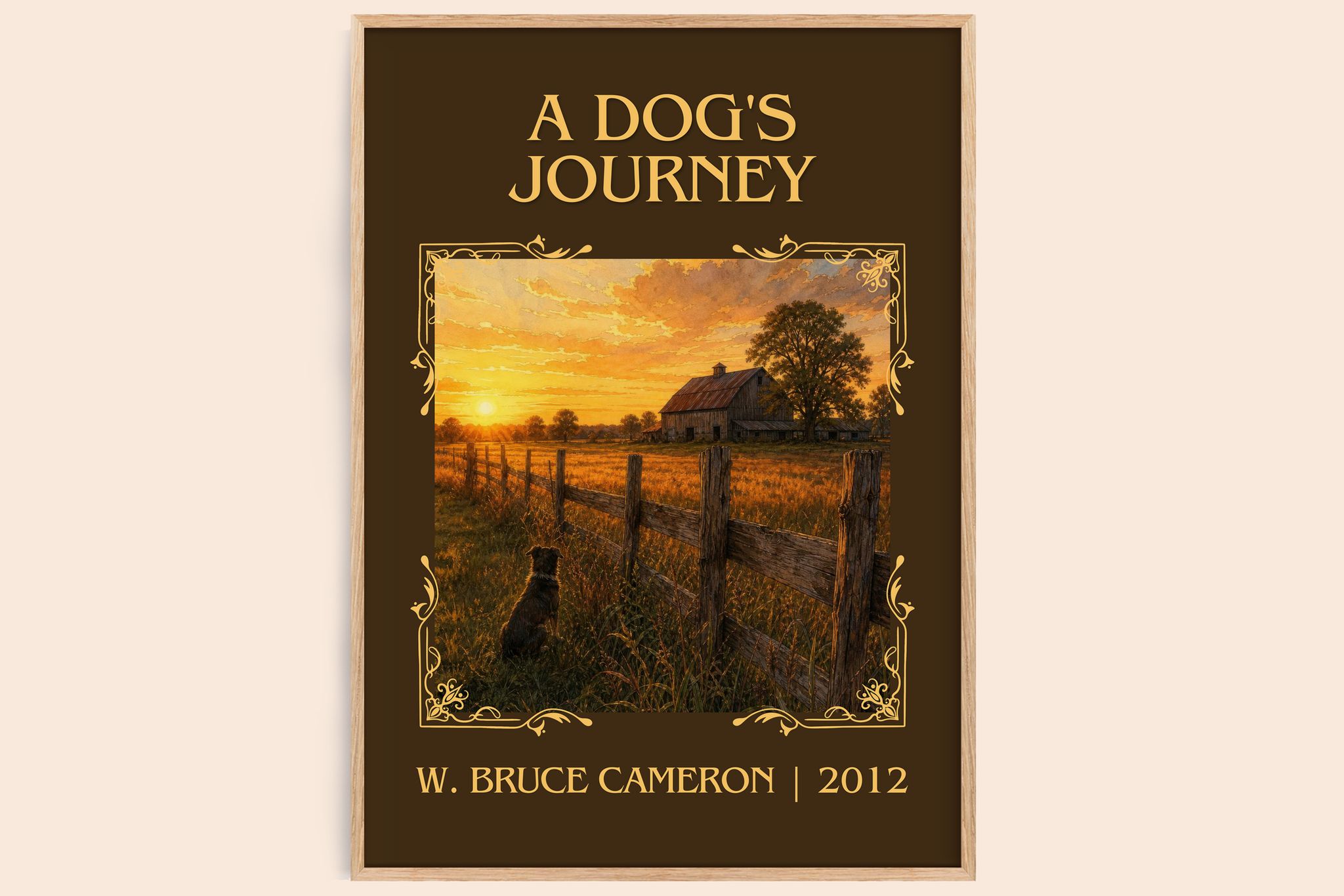 A dog's journey Classic Book Art Print by W. Bruce Cameron