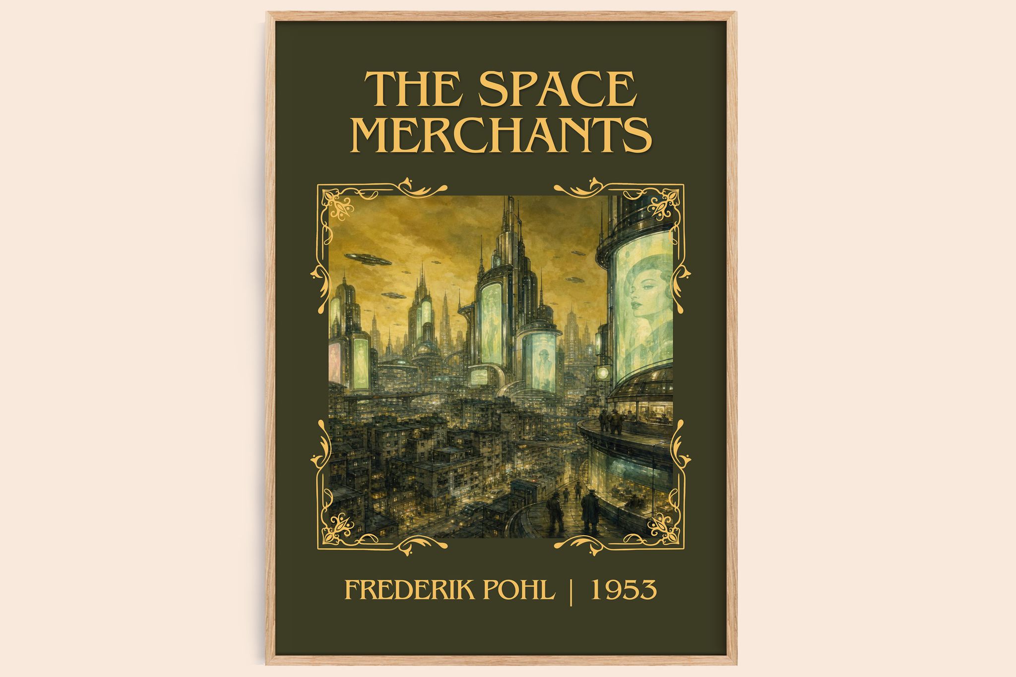 The Space Merchants Classic Book Art Print by Frederik Pohl
