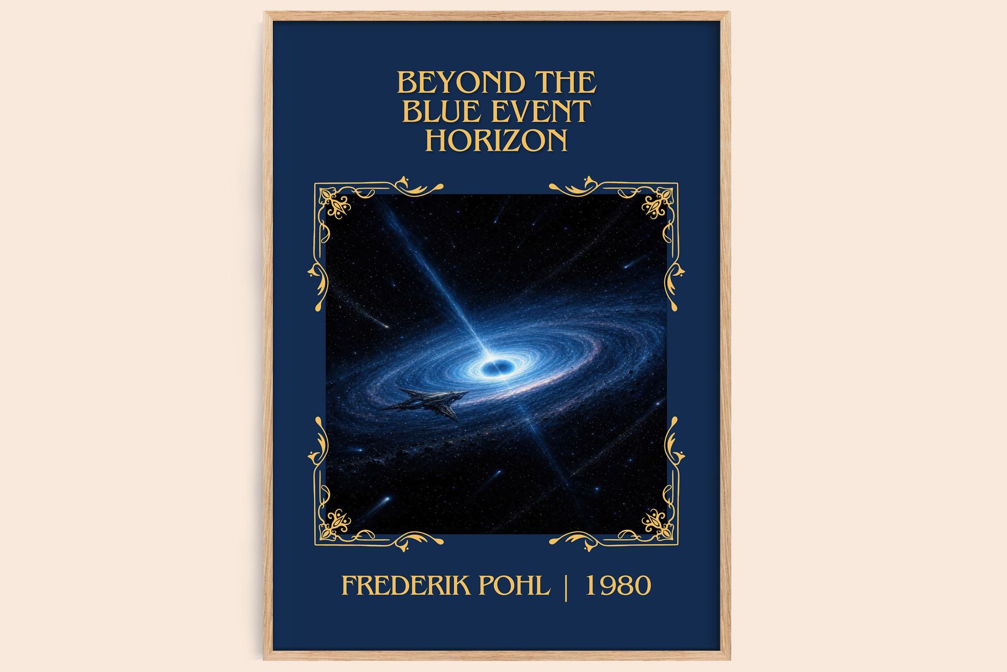 Beyond the Blue Event Horizon Classic Book Art Print by Frederik Pohl