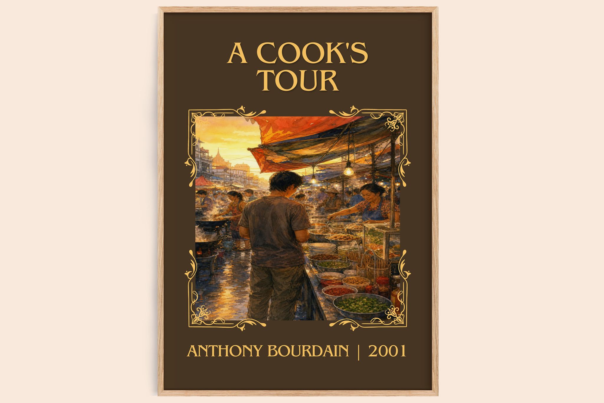 A Cook's Tour Classic Book Art Print by Anthony Bourdain