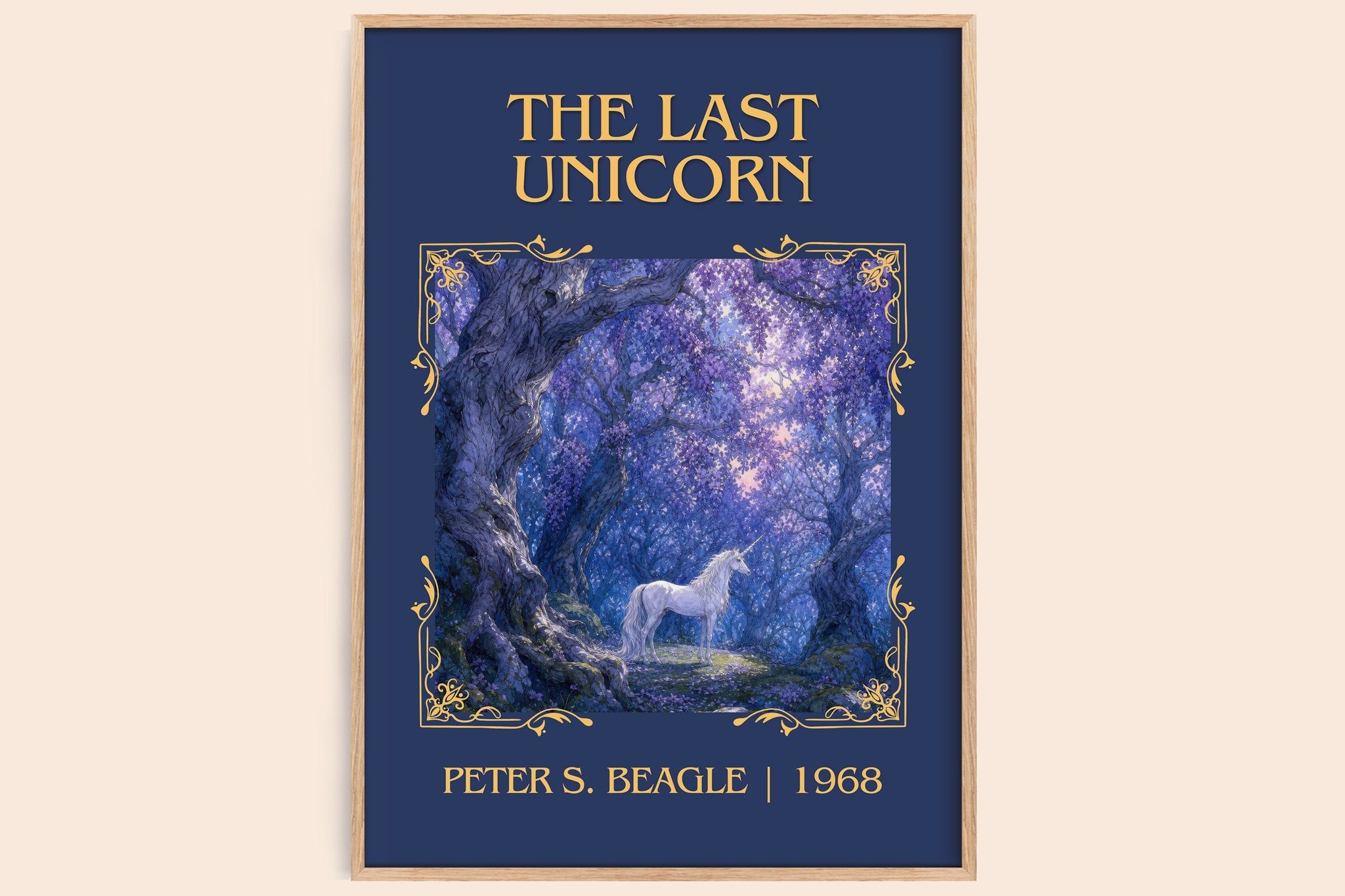 The Last Unicorn Classic Book Art Print by Peter S. Beagle