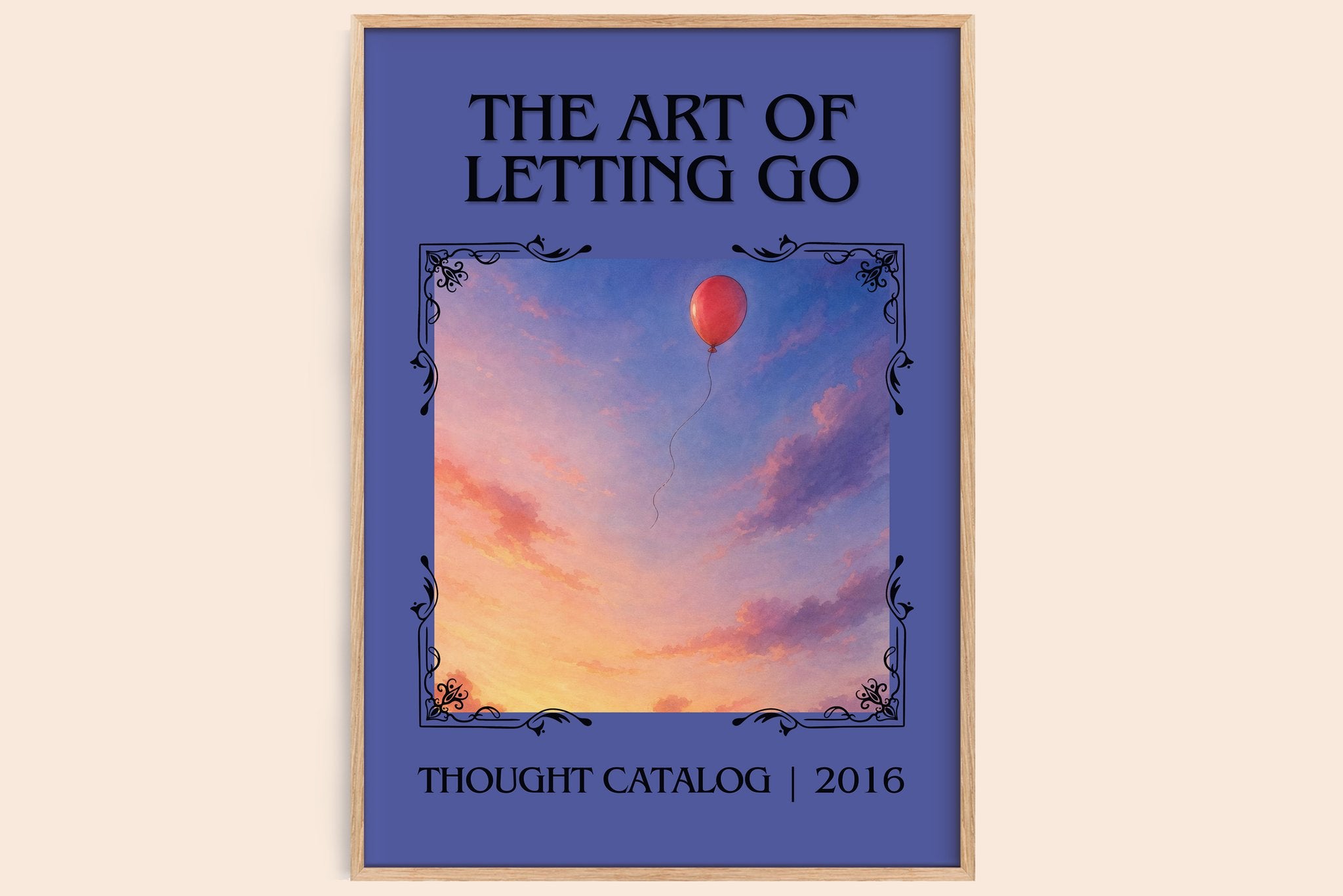 The Art of Letting Go Classic Book Art Print by Thought Catalog