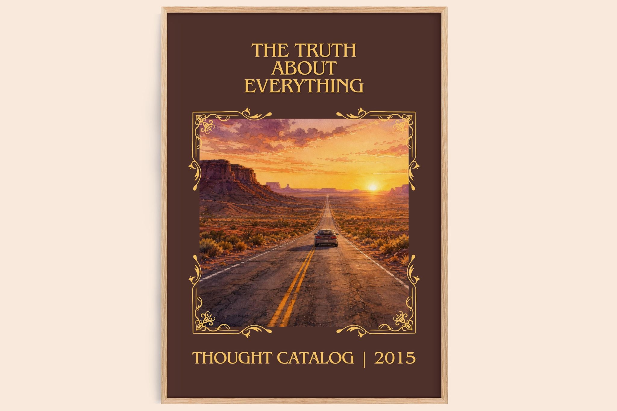 The Truth About Everything Classic Book Art Print by Thought Catalog