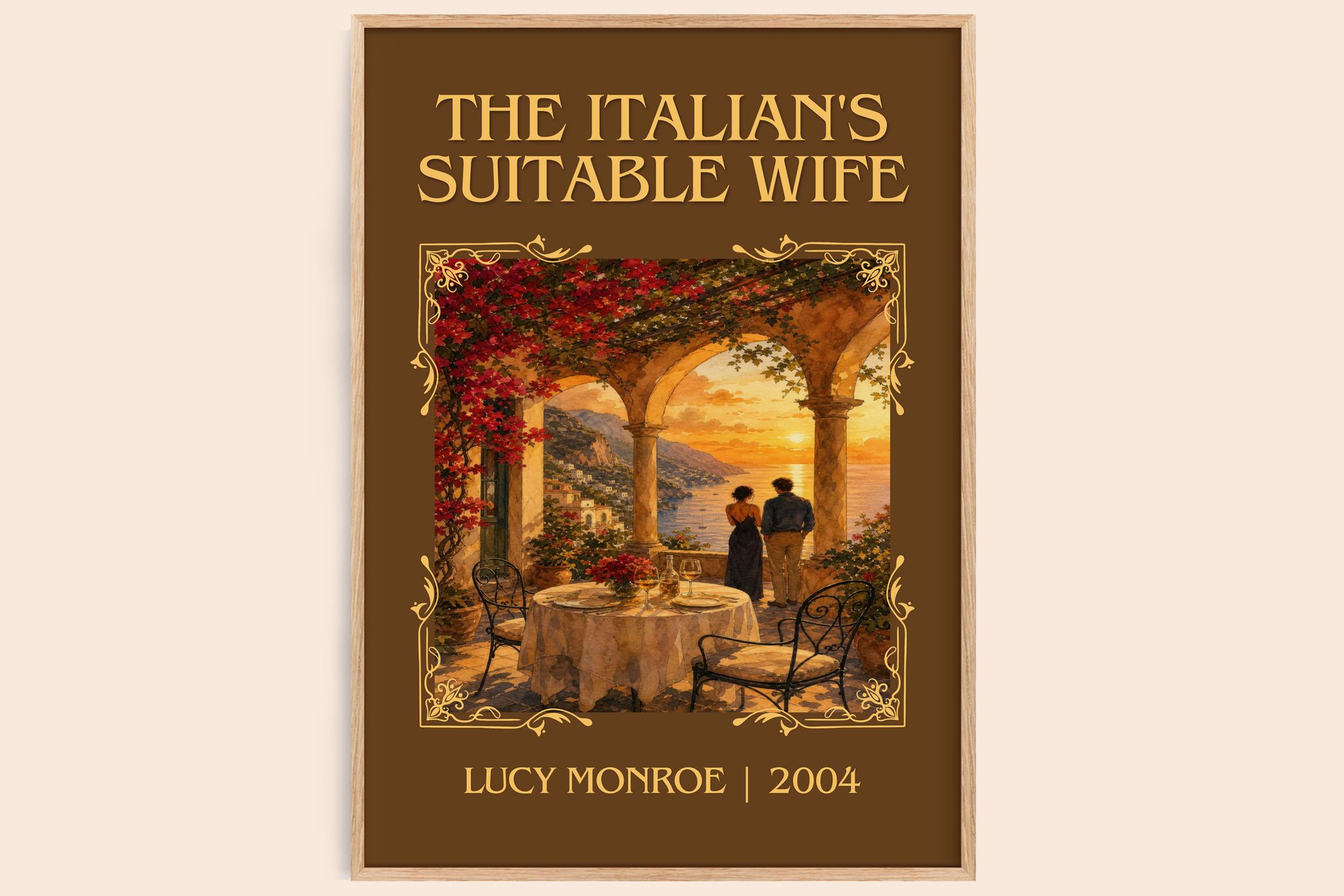 The Italian's Suitable Wife Classic Book Art Print by Lucy Monroe