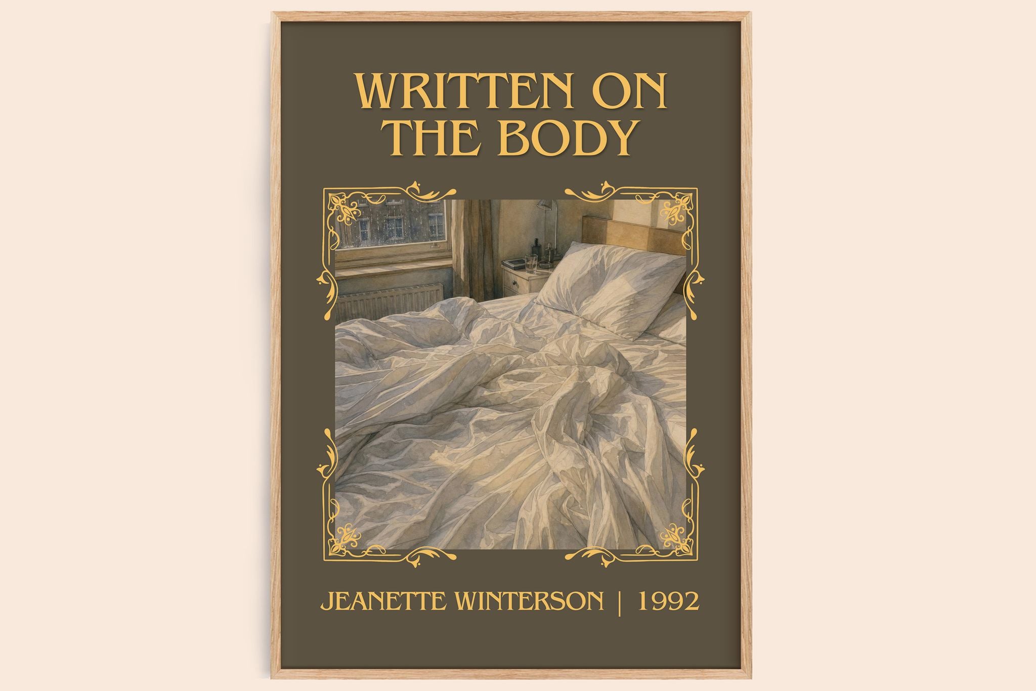 Written on the Body Classic Book Art Print by Jeanette Winterson