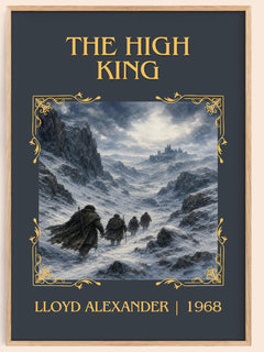The High King Classic Book Art Print by Lloyd Alexander – book poster
