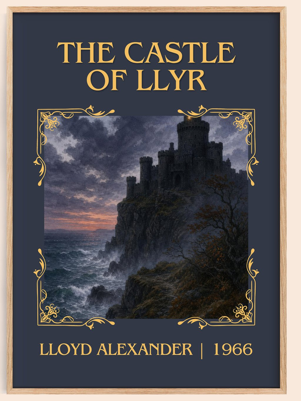 The Castle of Llyr Classic Book Art Print by Lloyd Alexander – book poster