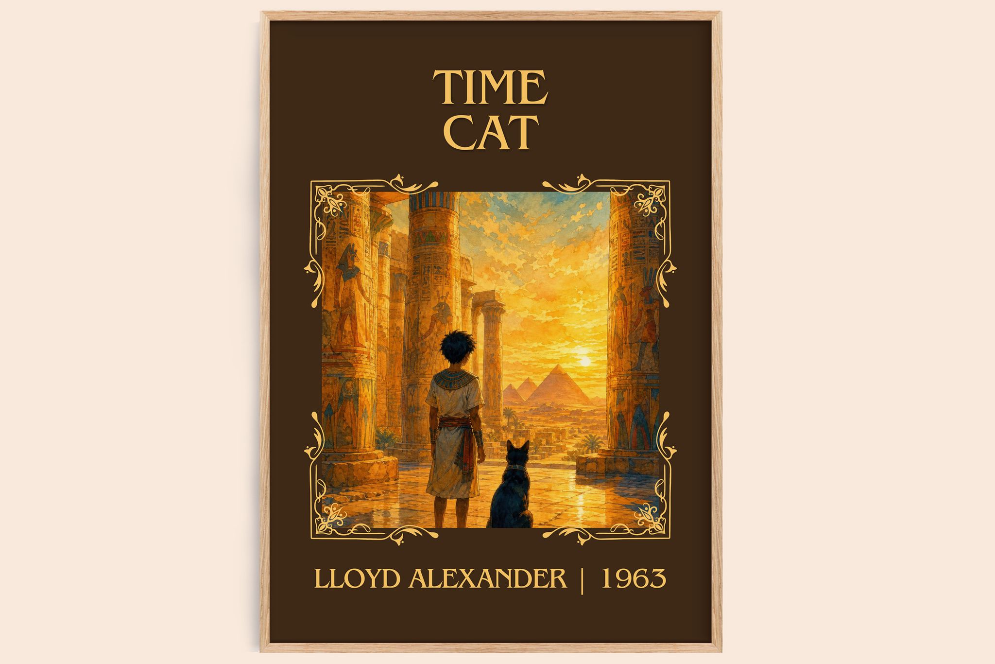 Time Cat Classic Book Art Print by Lloyd Alexander