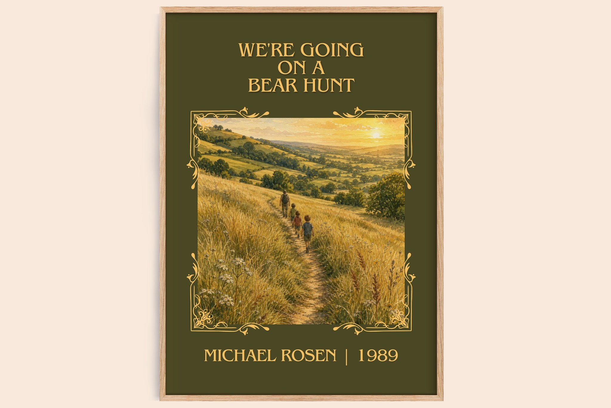 We're Going on a Bear Hunt Classic Book Art Print by Michael Rosen