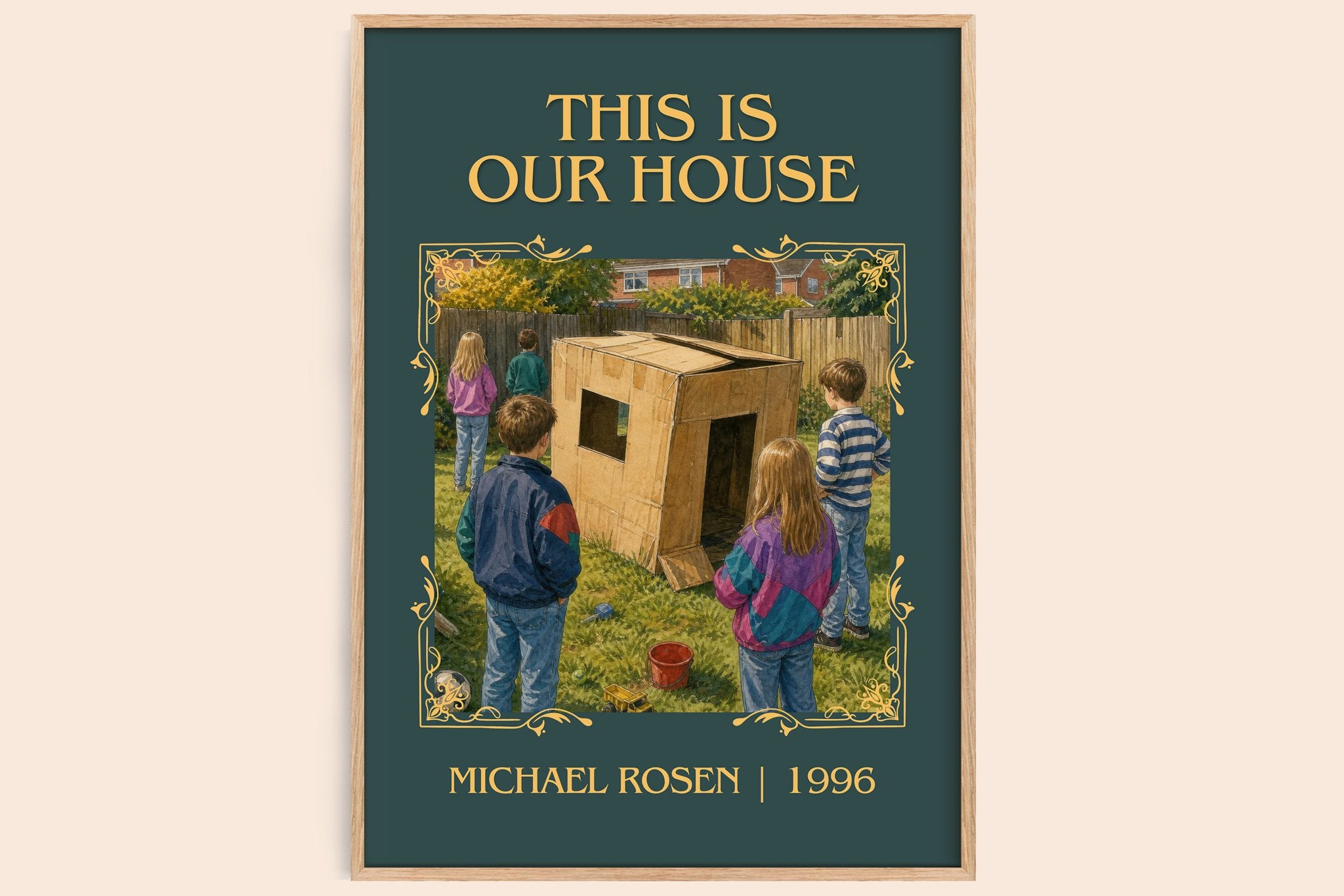 This is our house Classic Book Art Print by Michael Rosen