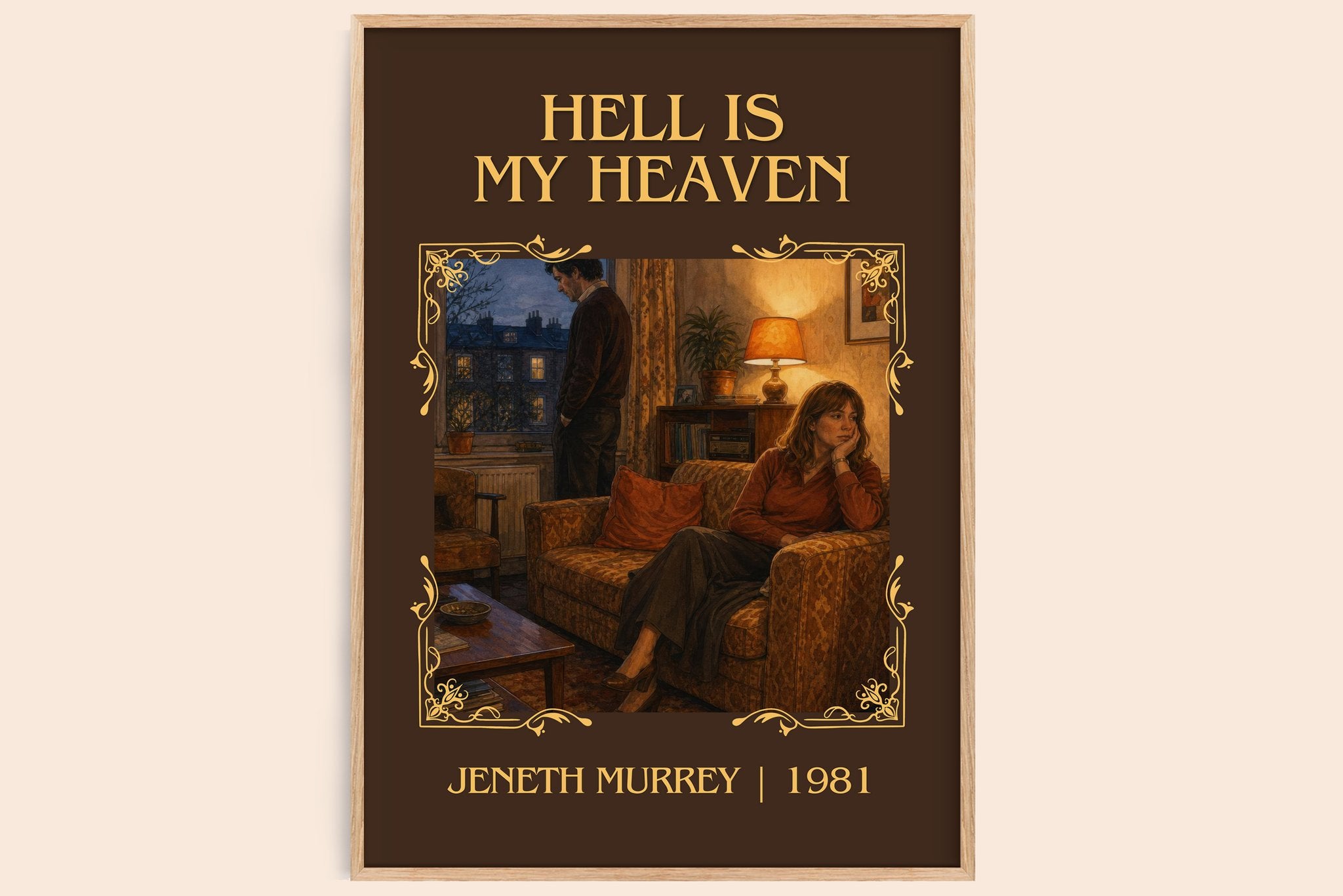 Hell is my heaven Classic Book Art Print by Jeneth Murrey