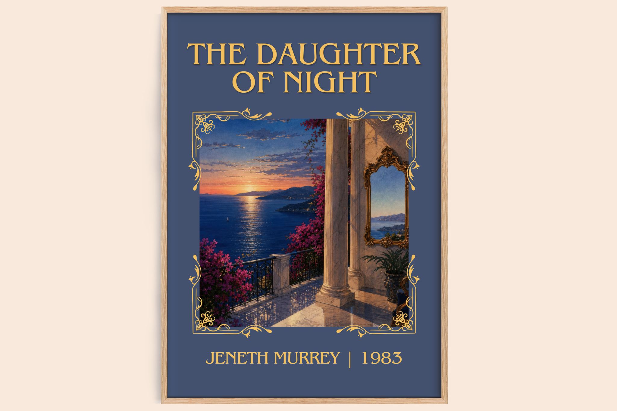 The daughter of night Classic Book Art Print by Jeneth Murrey