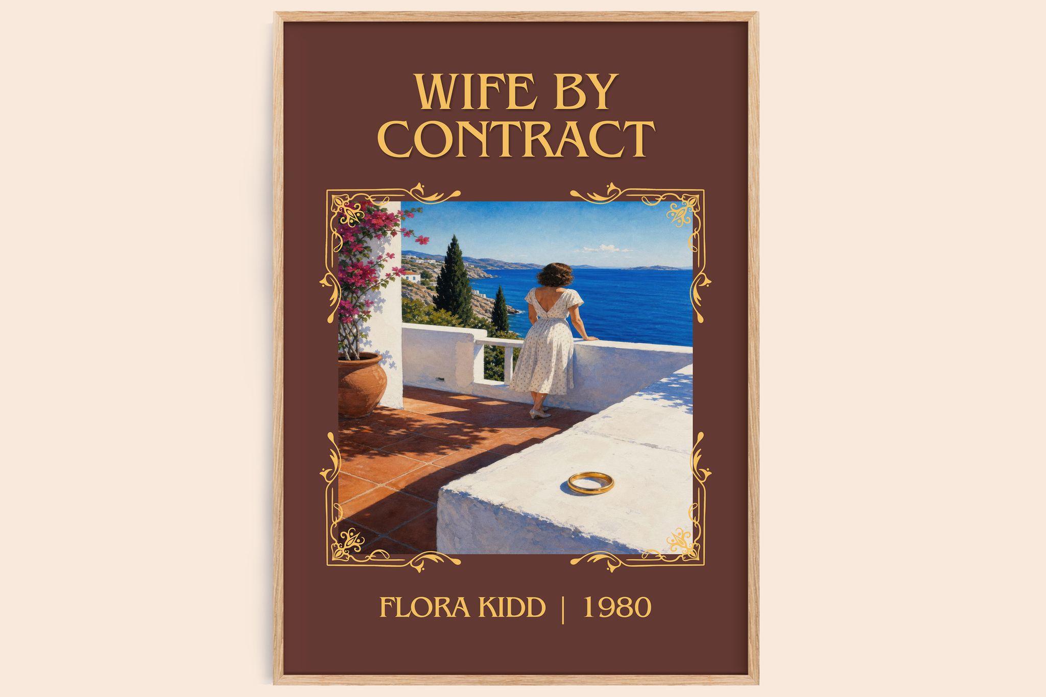Wife by Contract Classic Book Art Print by Flora Kidd