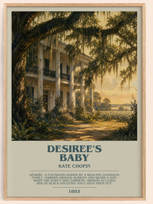 Desiree'S Baby Bookish Wall Art by Kate Chopin