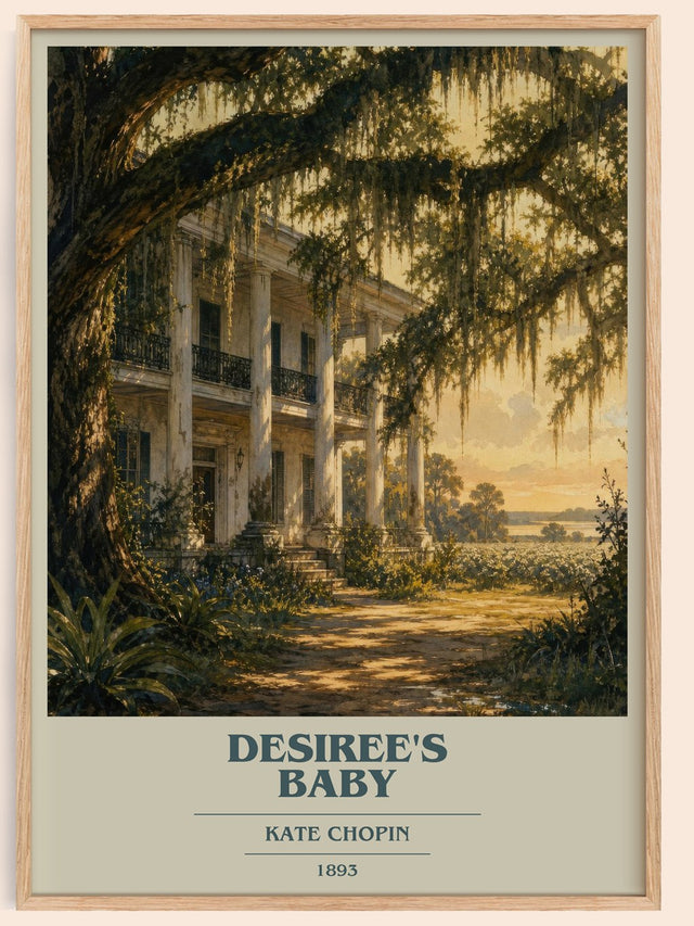 Desiree'S Baby Book Cover Poster by Kate Chopin