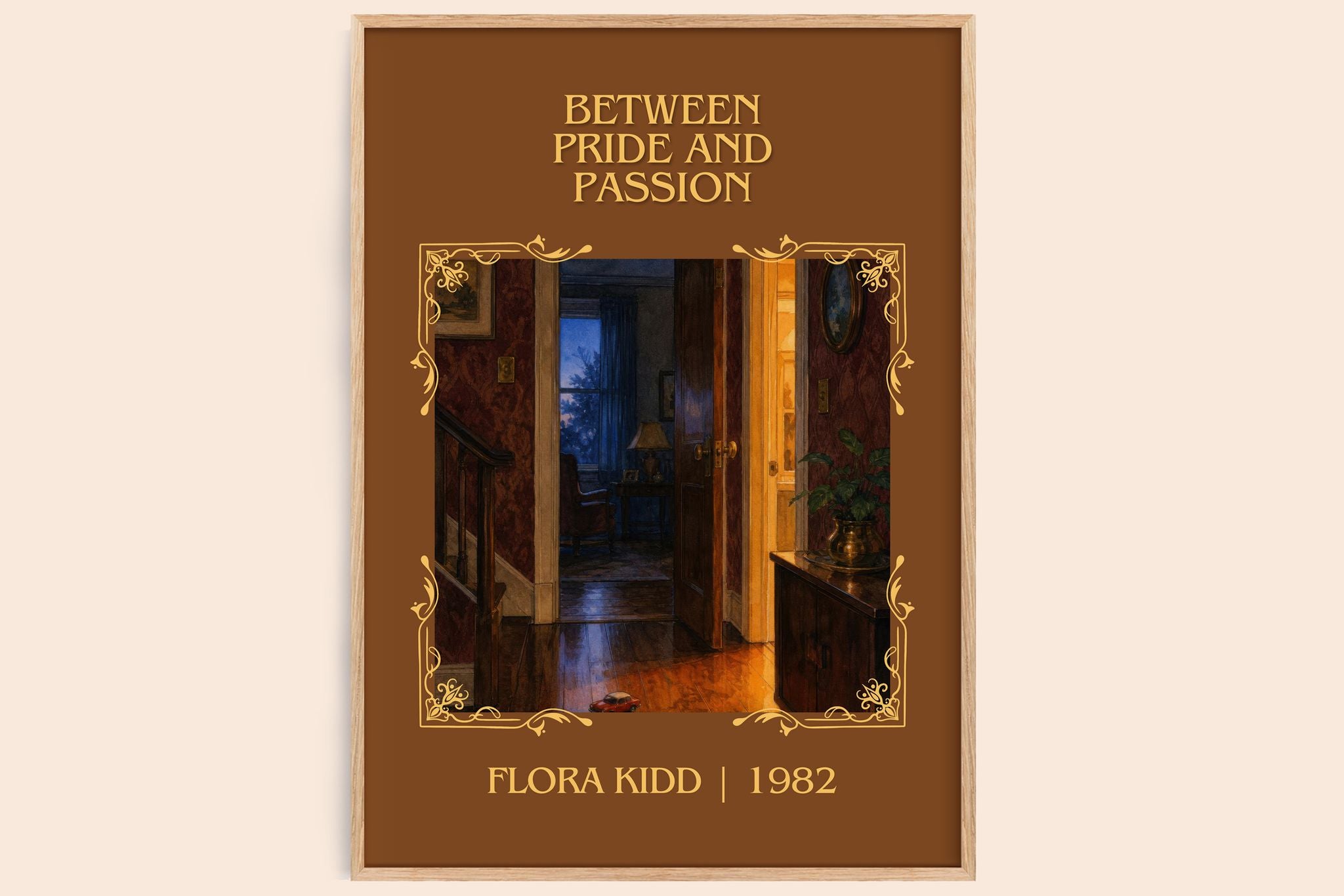 Between Pride and Passion Classic Book Art Print by Flora Kidd