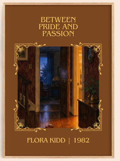 Between Pride and Passion Classic Book Art Print by Flora Kidd – book poster