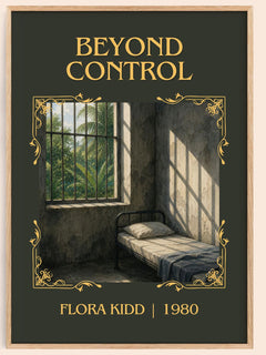 Beyond Control Classic Book Art Print by Flora Kidd – book poster