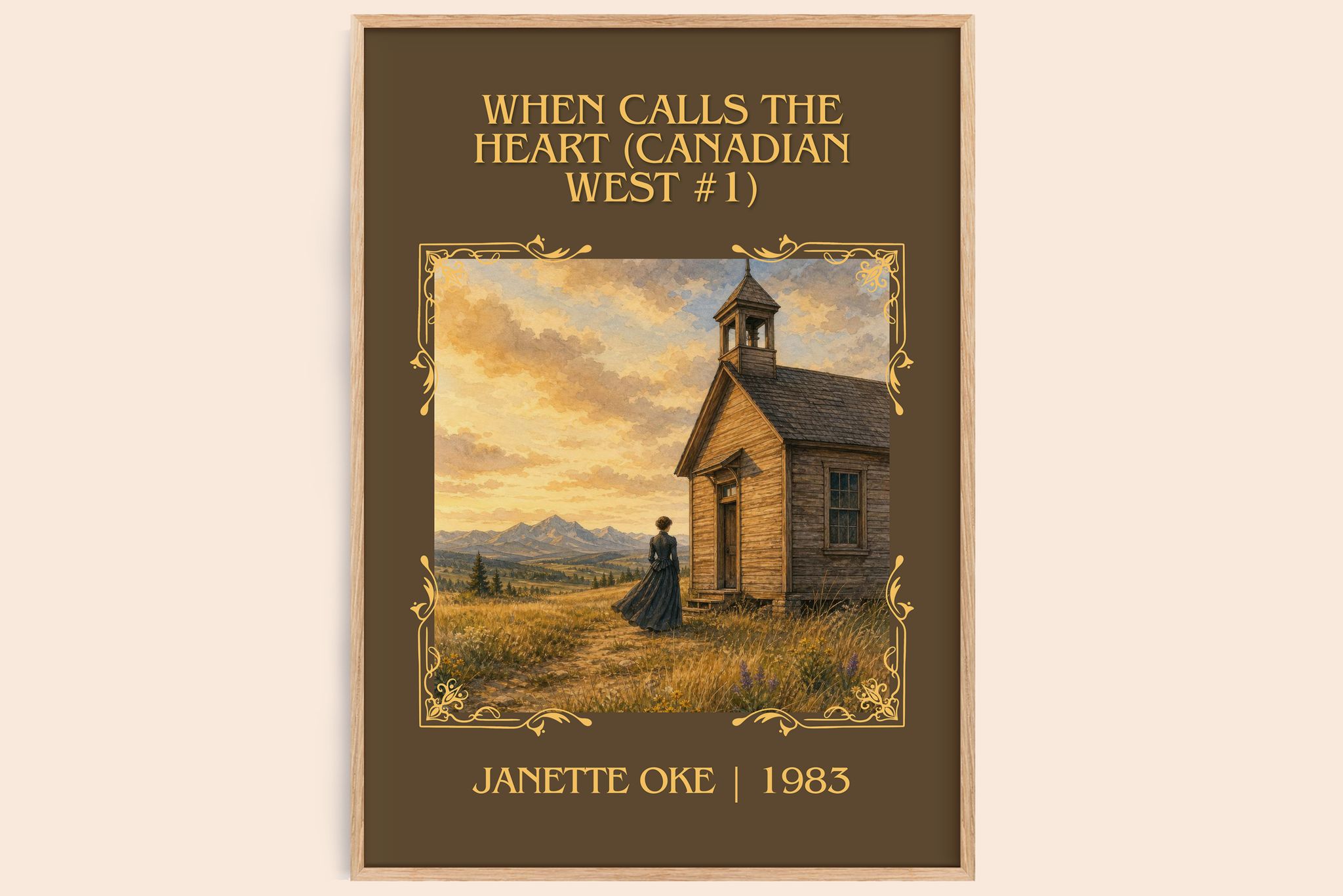 When Calls the Heart (Canadian West #1) Classic Book Art Print by Janette Oke