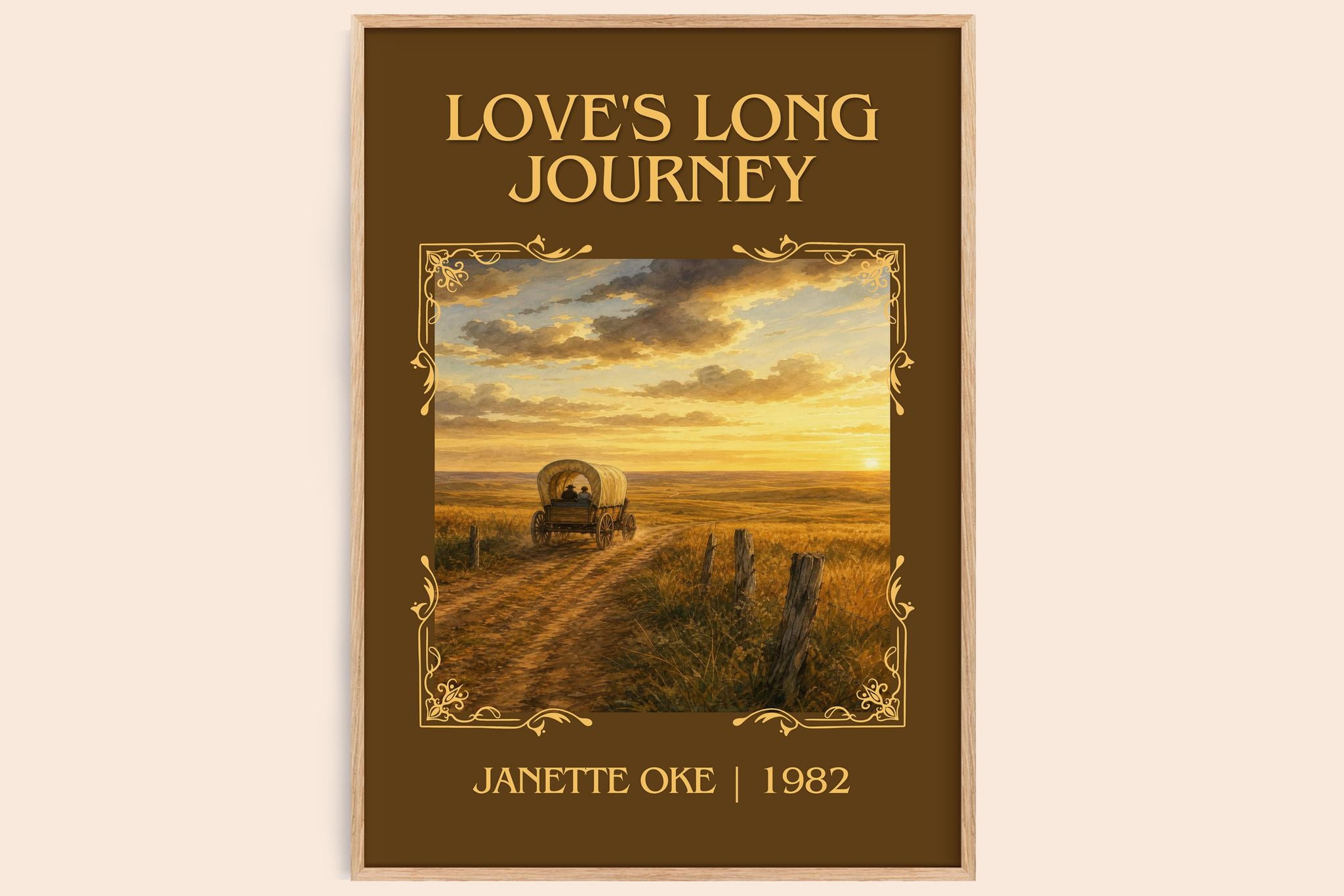 Love's long journey Classic Book Art Print by Janette Oke