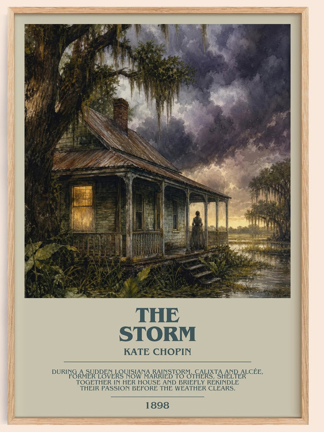 The Storm Bookish Wall Art by Kate Chopin