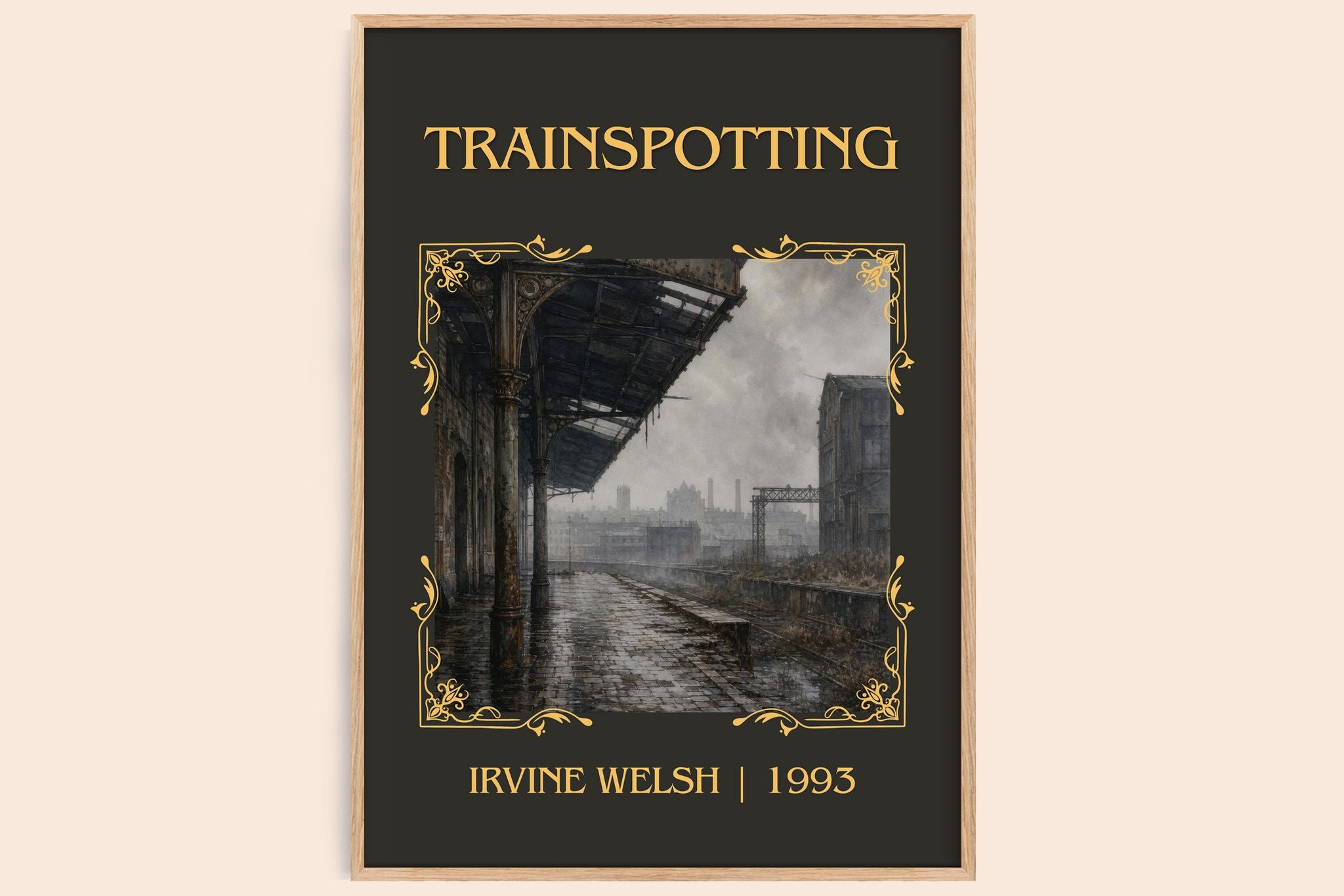 Trainspotting Classic Book Art Print by Irvine Welsh