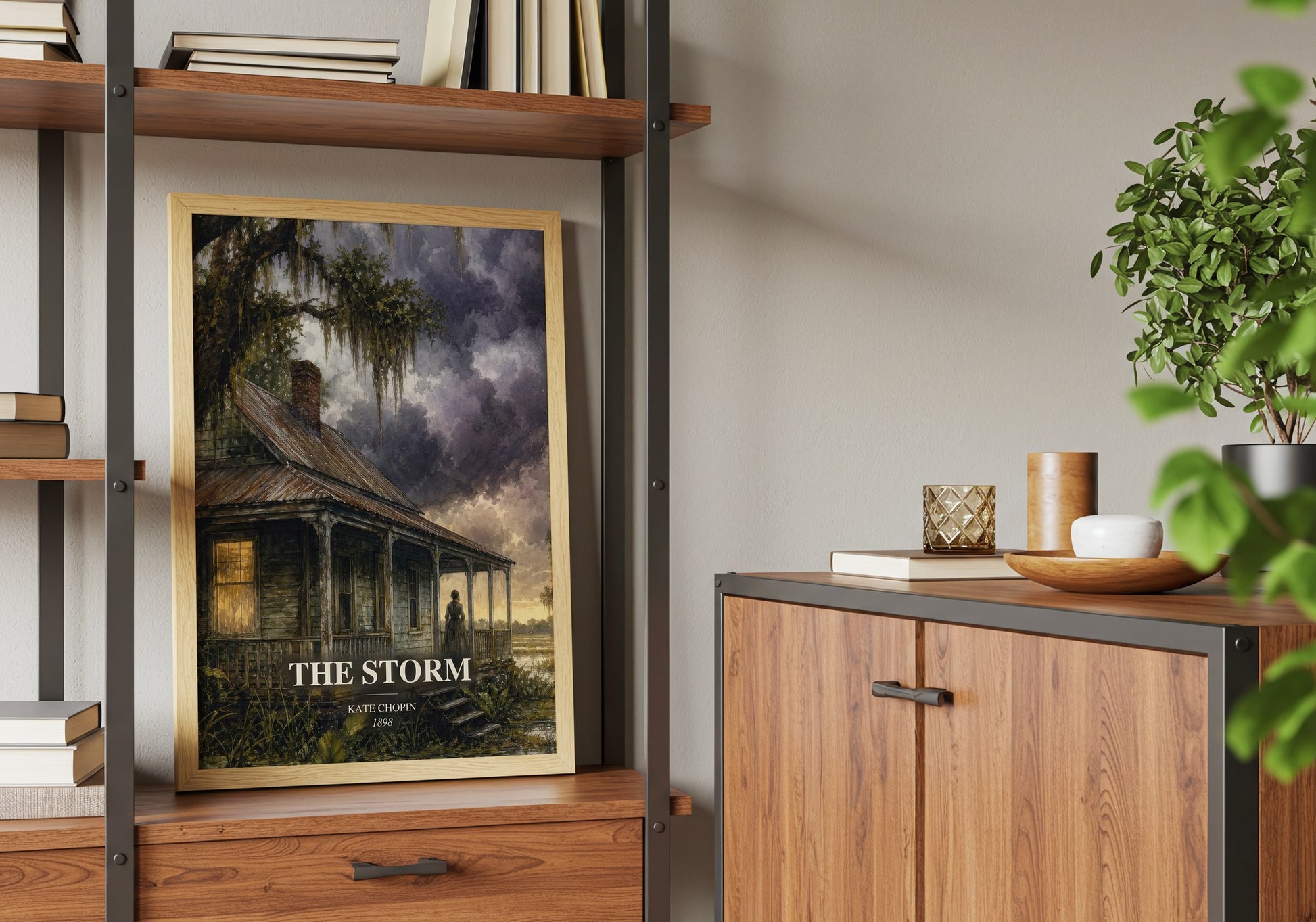 The Storm book watercolour illustration paper finish options – matte satin gloss